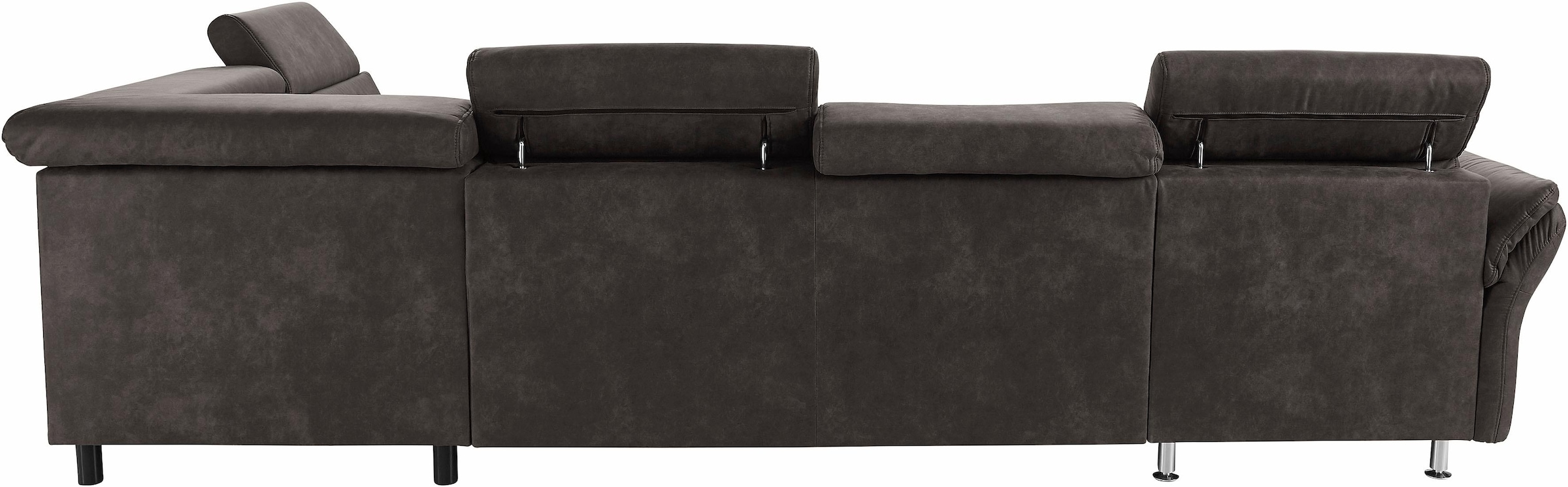 sit&more Wohnlandschaft »Avignon U-Form«, wahlweise mit Bettfunktion und Stauraum, inklusive Kopfteilverstellung