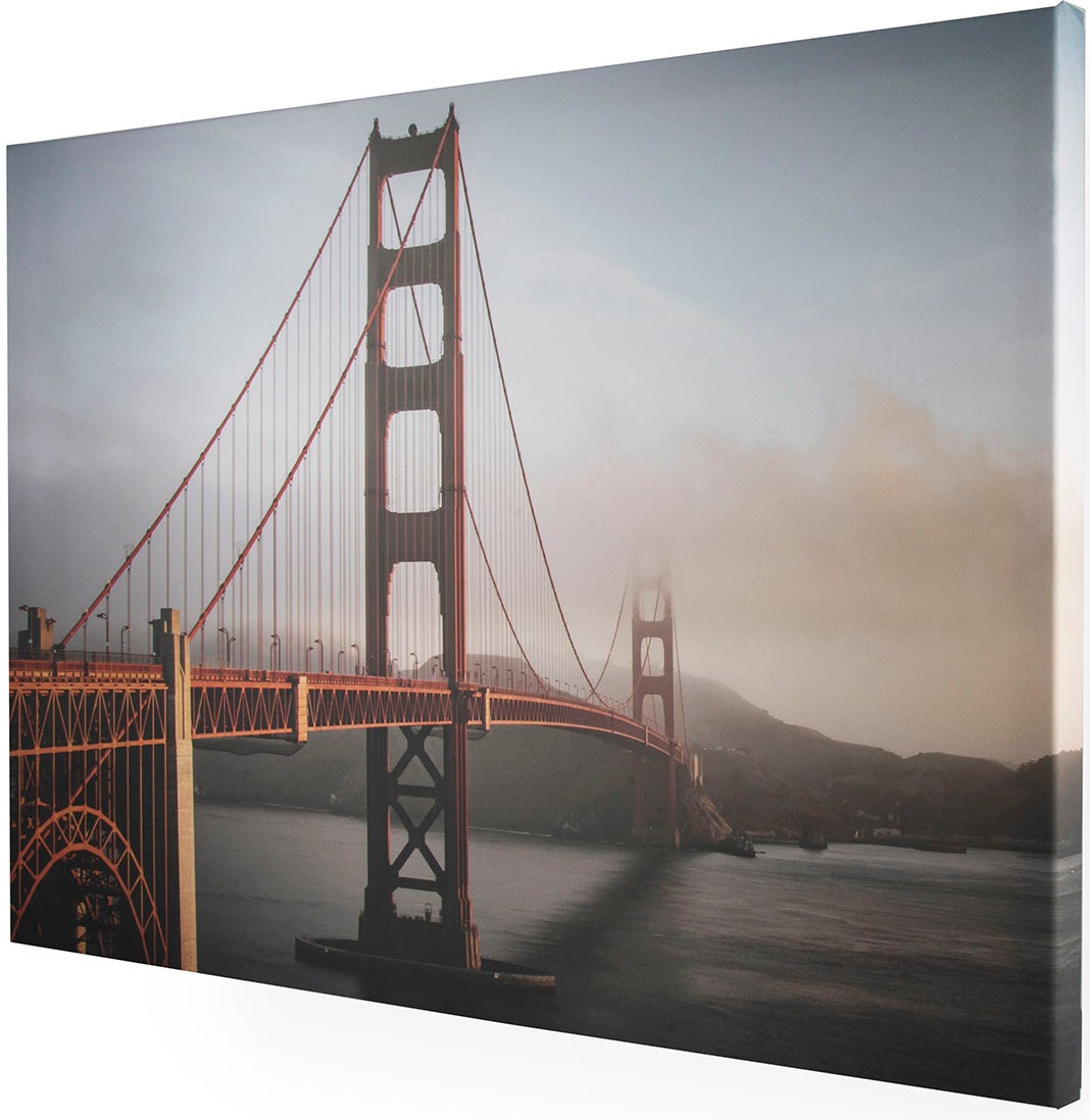 home Leinwandbild BAUR St.) »Golden Gate | (1 for bestellen the Art bridge«,