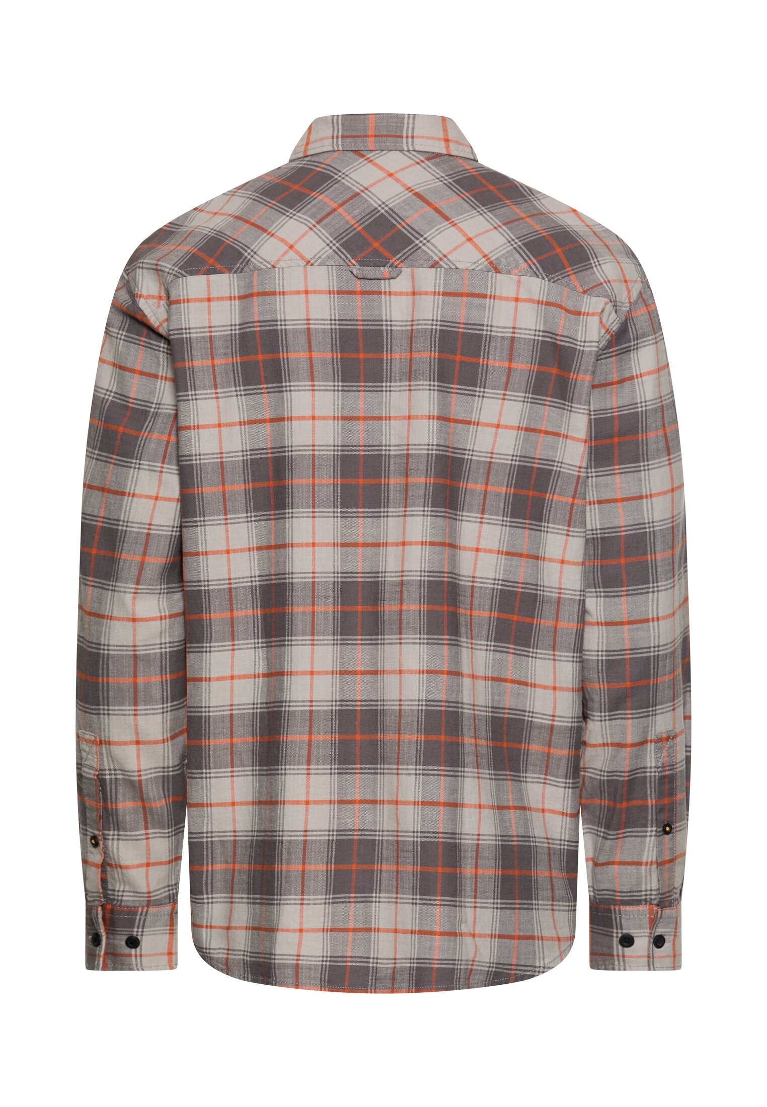 camel active Karohemd im Karo-Look und mit Button-Down-Kragen