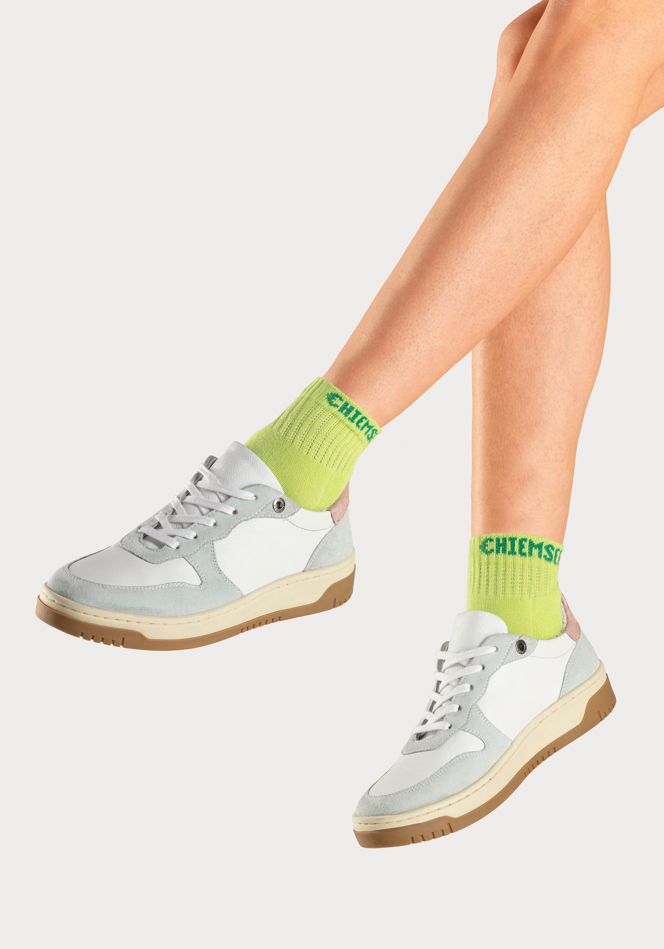 Chiemsee Kurzsocken, (Packung, 6 Paar), mit eingestricktem Markennamen