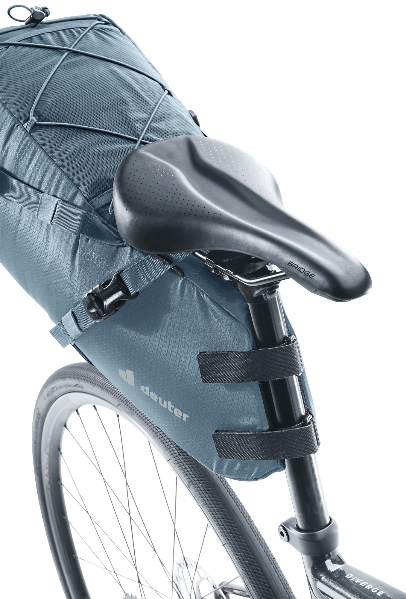 Thumbnail - deuter Fahrradtasche "MONDEGO SB 16 L" aus Polyamid, mit elastischem Kompressionszug, mit Netzeinschub