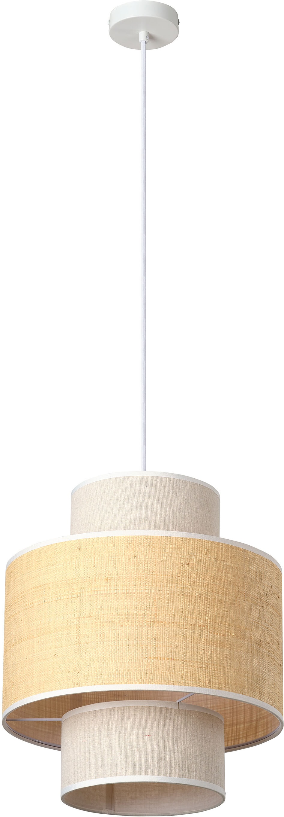 Osram Pendelleuchte »Decor Wrap« E27 1 Stk. Fassung E27, Bast und Leinen und Stahl