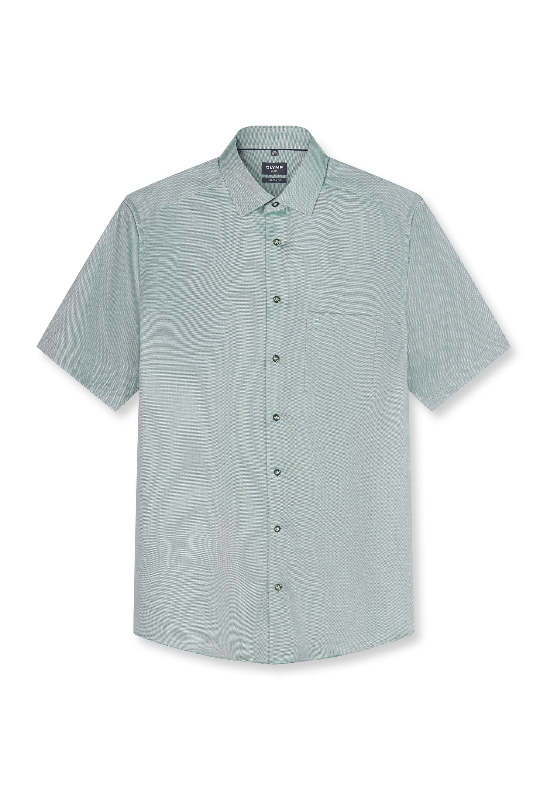 OLYMP Luxor Modern Fit Shirt Green Size 47 10