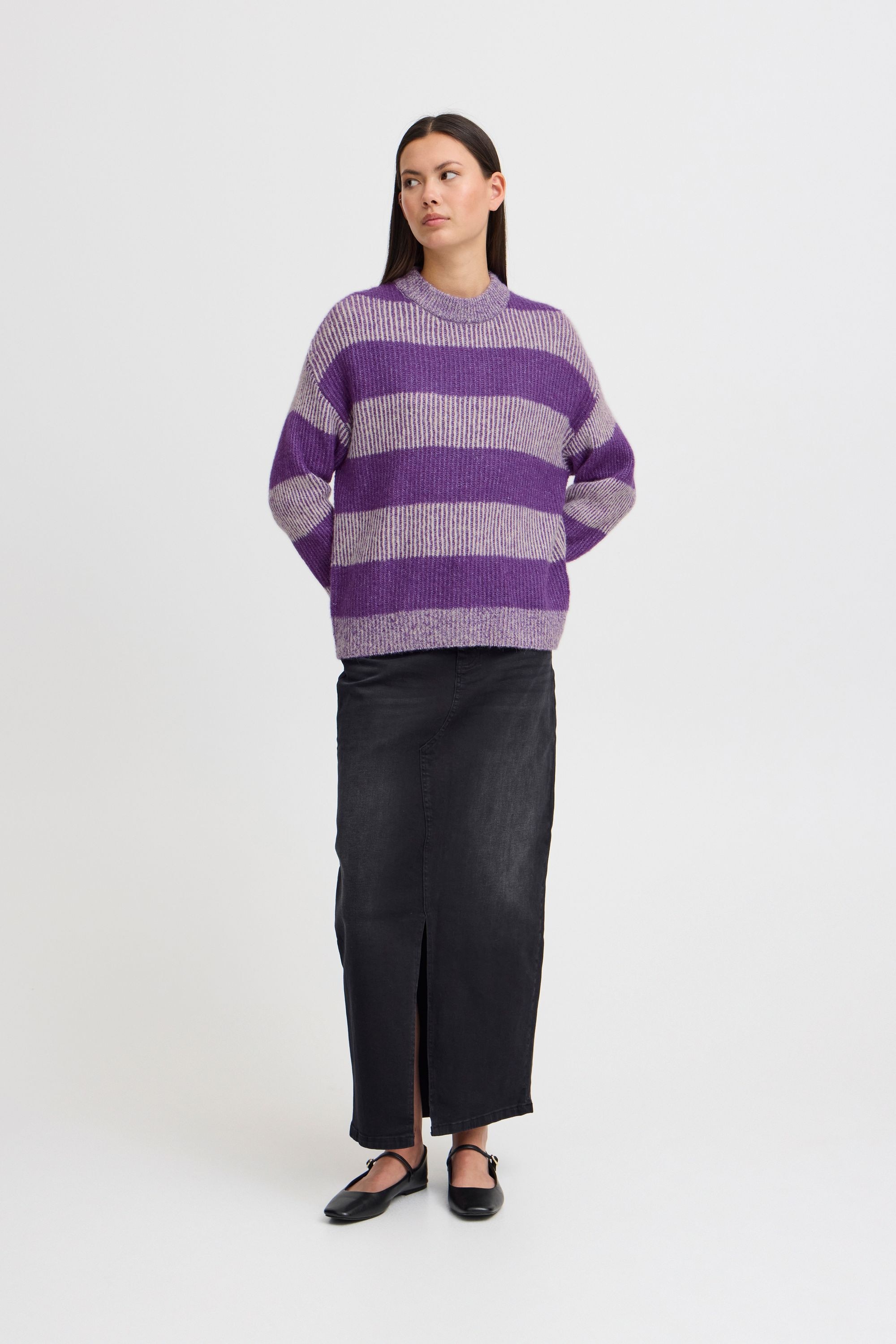 Ichi Strickfleece-Pullover »Strickpullover IHKAMARA LS13«