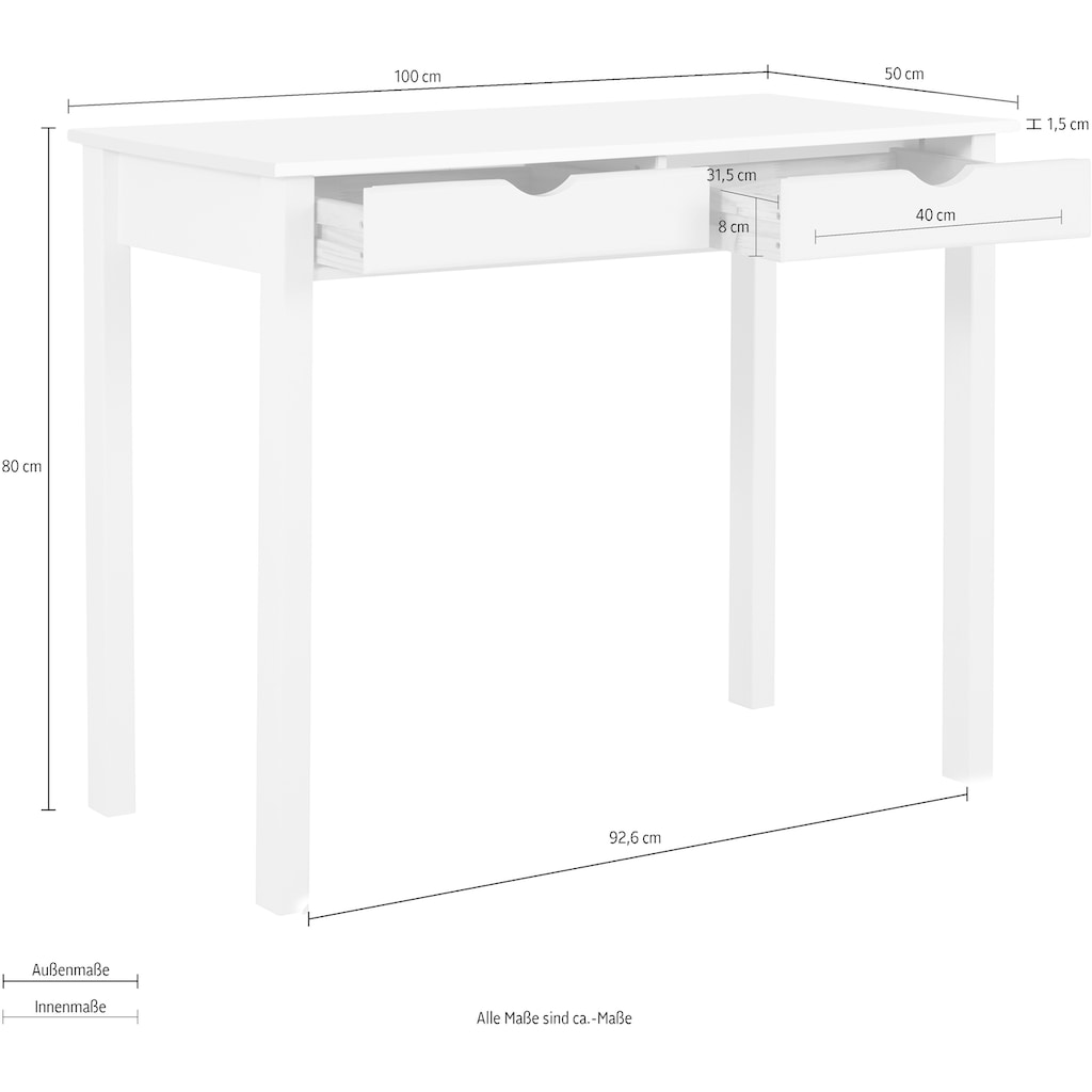 INOSIGN Schreibtisch »Gava«