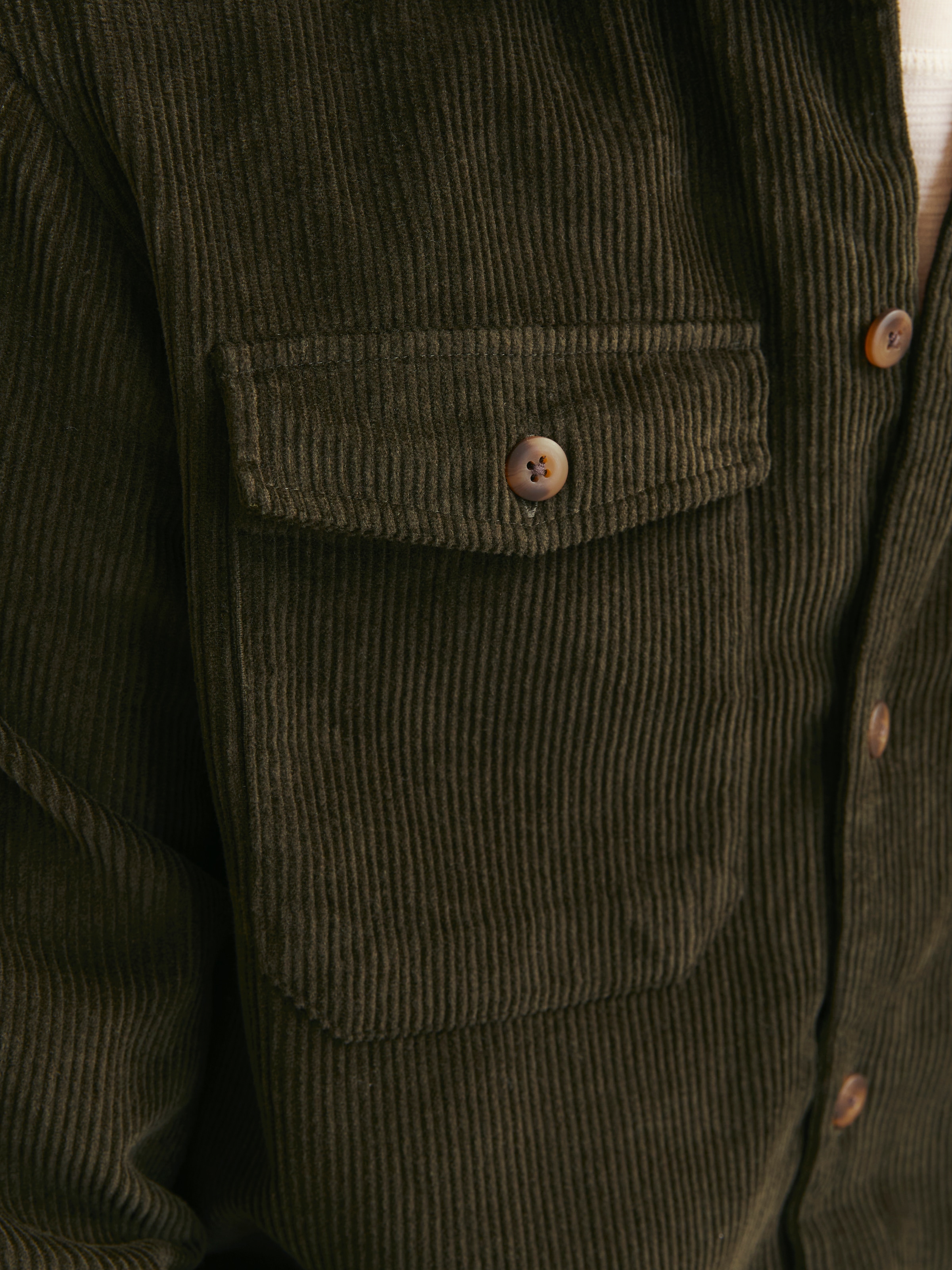 Jack & Jones Langarmhemd »JJEEDDIE CORDUROY OVERSHIRT LS SN«