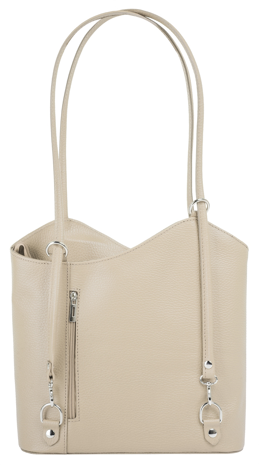 Cluty Cityrucksack, echt Leder, Made in Italy