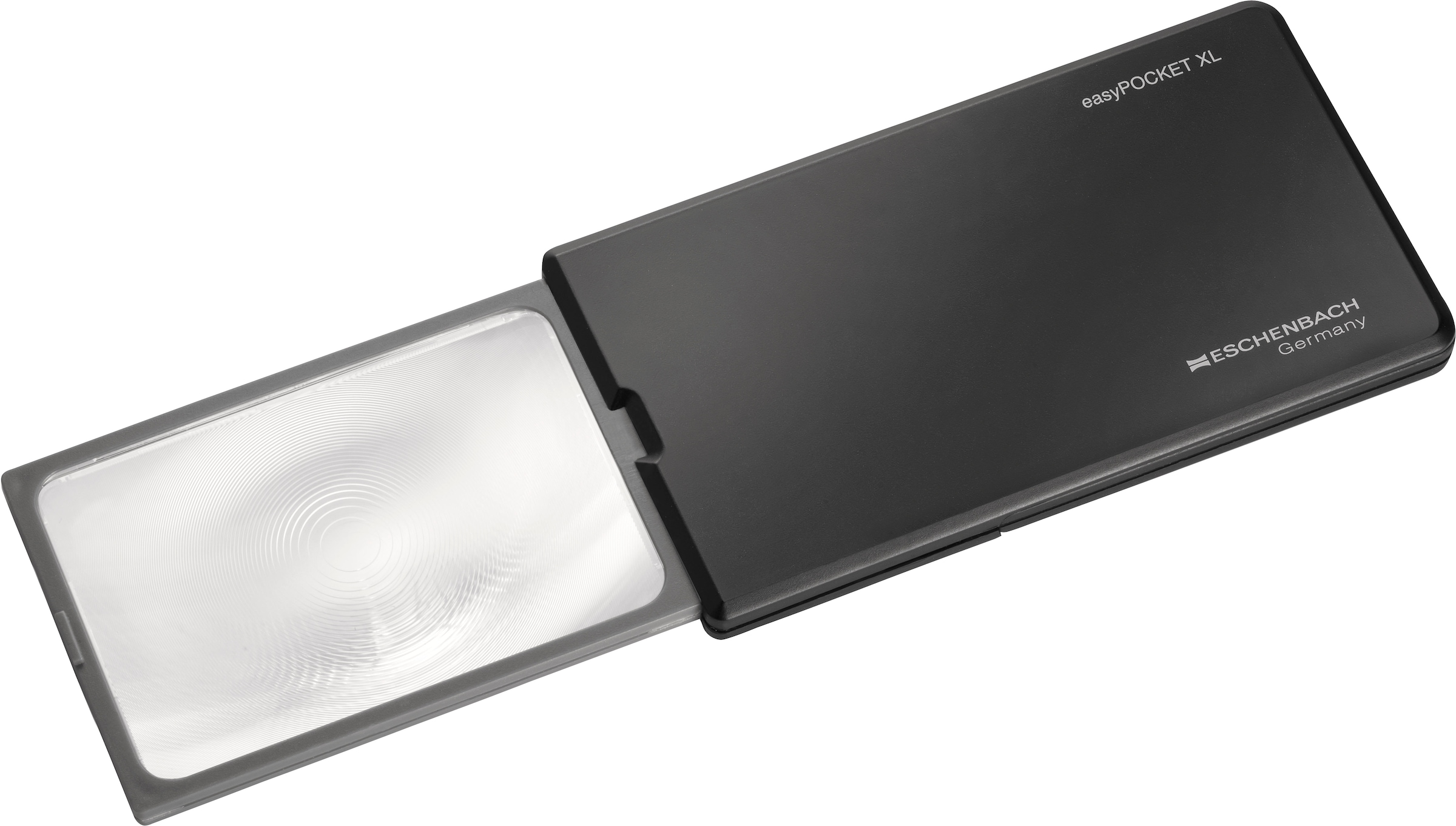 Eschenbach Optik Taschenlupe »easyPOCKET XL«, (1 tlg.), mit praktischer Scheckkartenlupe & Standlupe in Einem