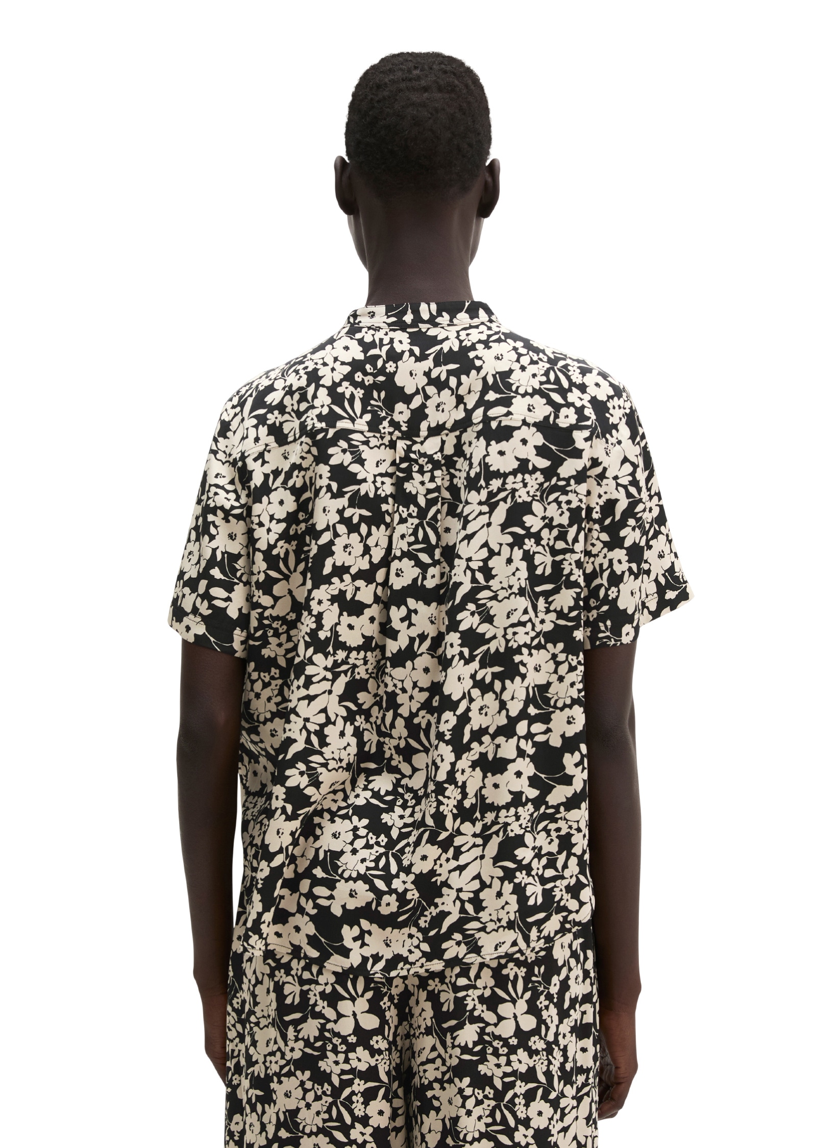 Marc O'Polo Kurzarmbluse »aus bedrucktem Viskose-Twill«