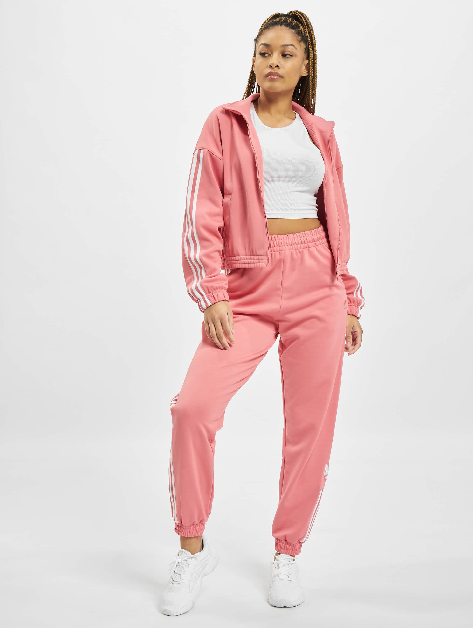 Stoffhose »Damen adidas 3D Trefoil Trainingshose«, (1 tlg.)