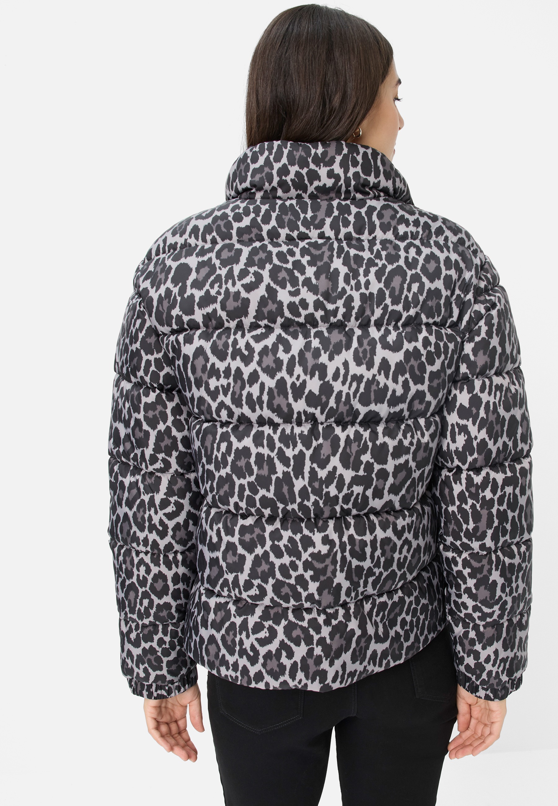 Thumbnail - Fuchs Schmitt Steppjacke "Steppjacke" ohne Kapuze mit Animalprint