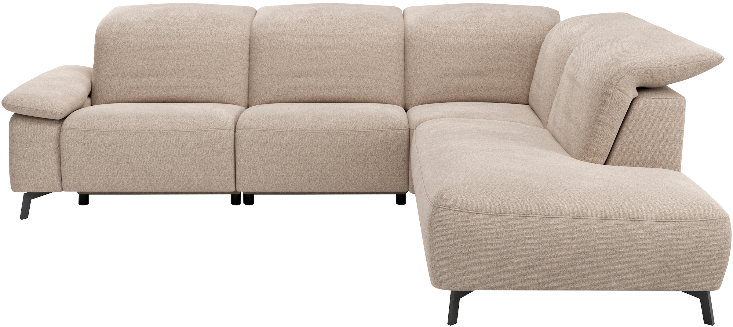 Musterring Ecksofa "MR 370, intelligenter Komfort im modernen Design" Optionale Relaxfunktion, flexible Kopfteile & klappbare Armlehnen