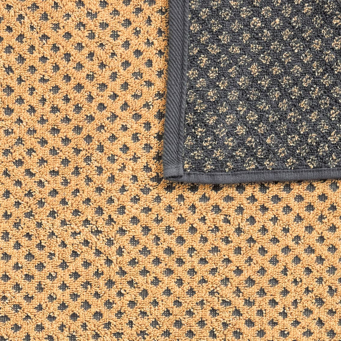 Dyckhoff Handtuch Set »Golden Shades Rhombus«, Set, 6 tlg., Walkfrottier, Kuschelig weich;4 Handtücher (50x100cm), 2 Duschtücher (70x140cm)