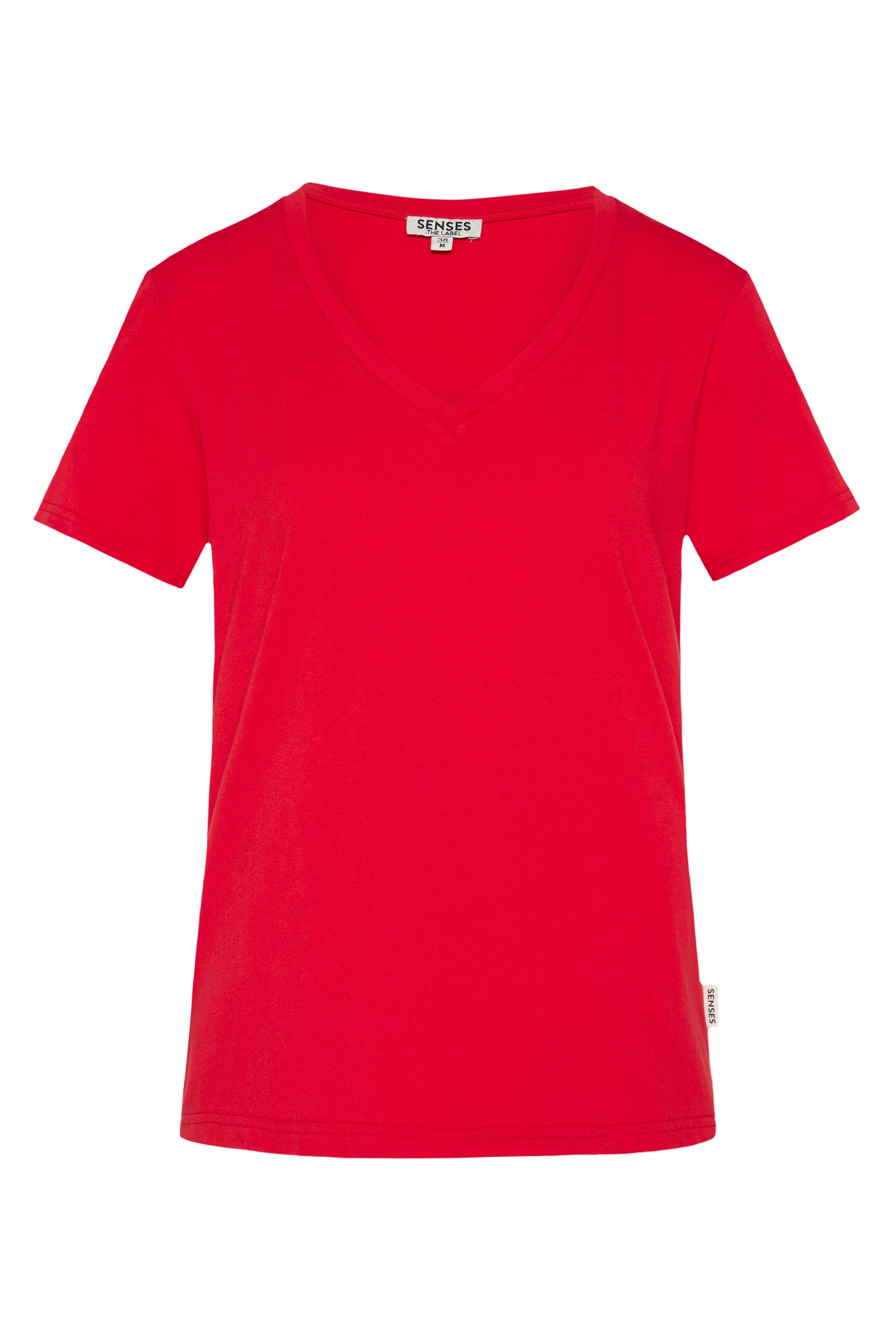 SENSES.THE LABEL V-Shirt aus Baumwolle günstig online kaufen