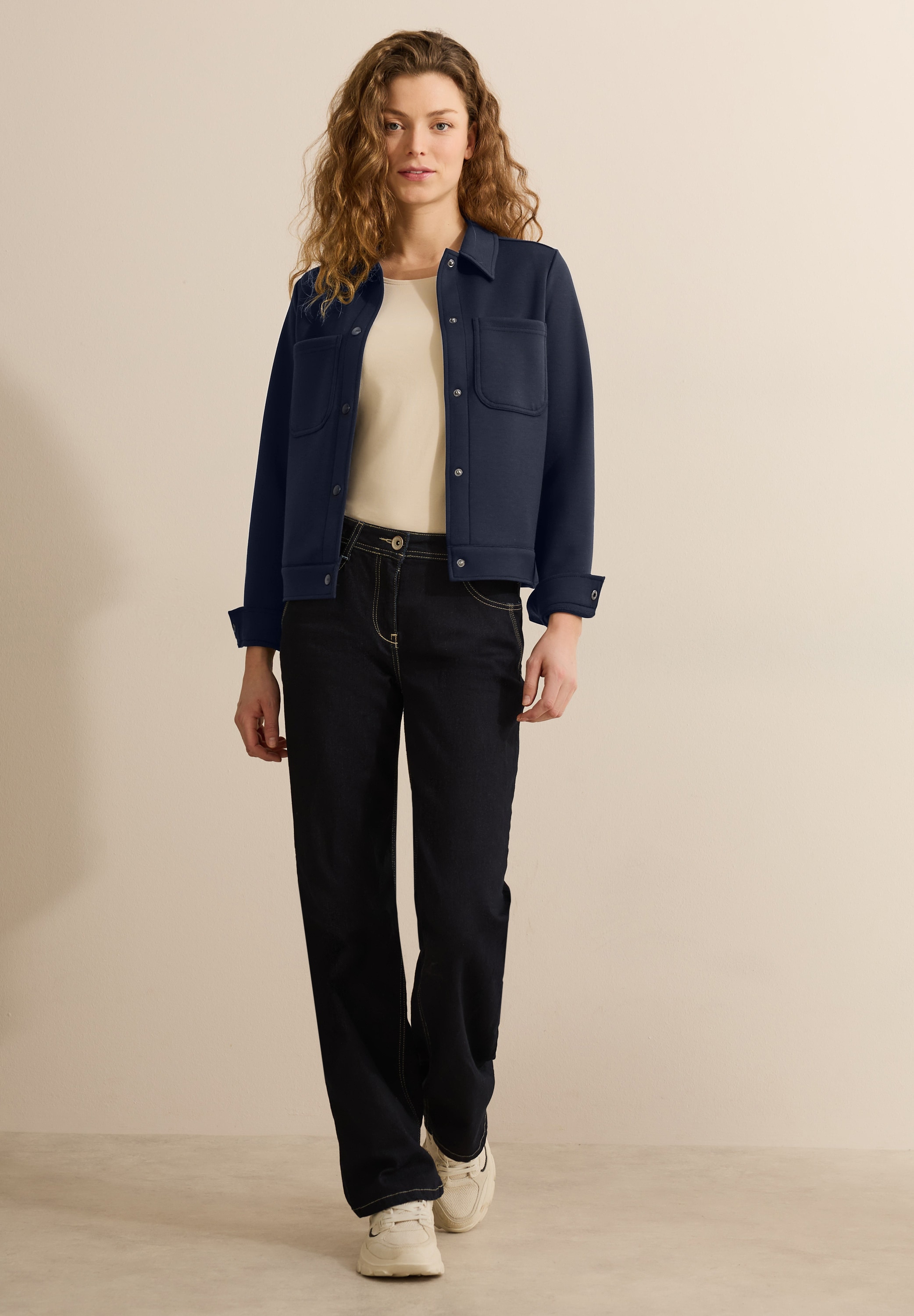 Cecil Sweatjacke, mit Brusttaschen