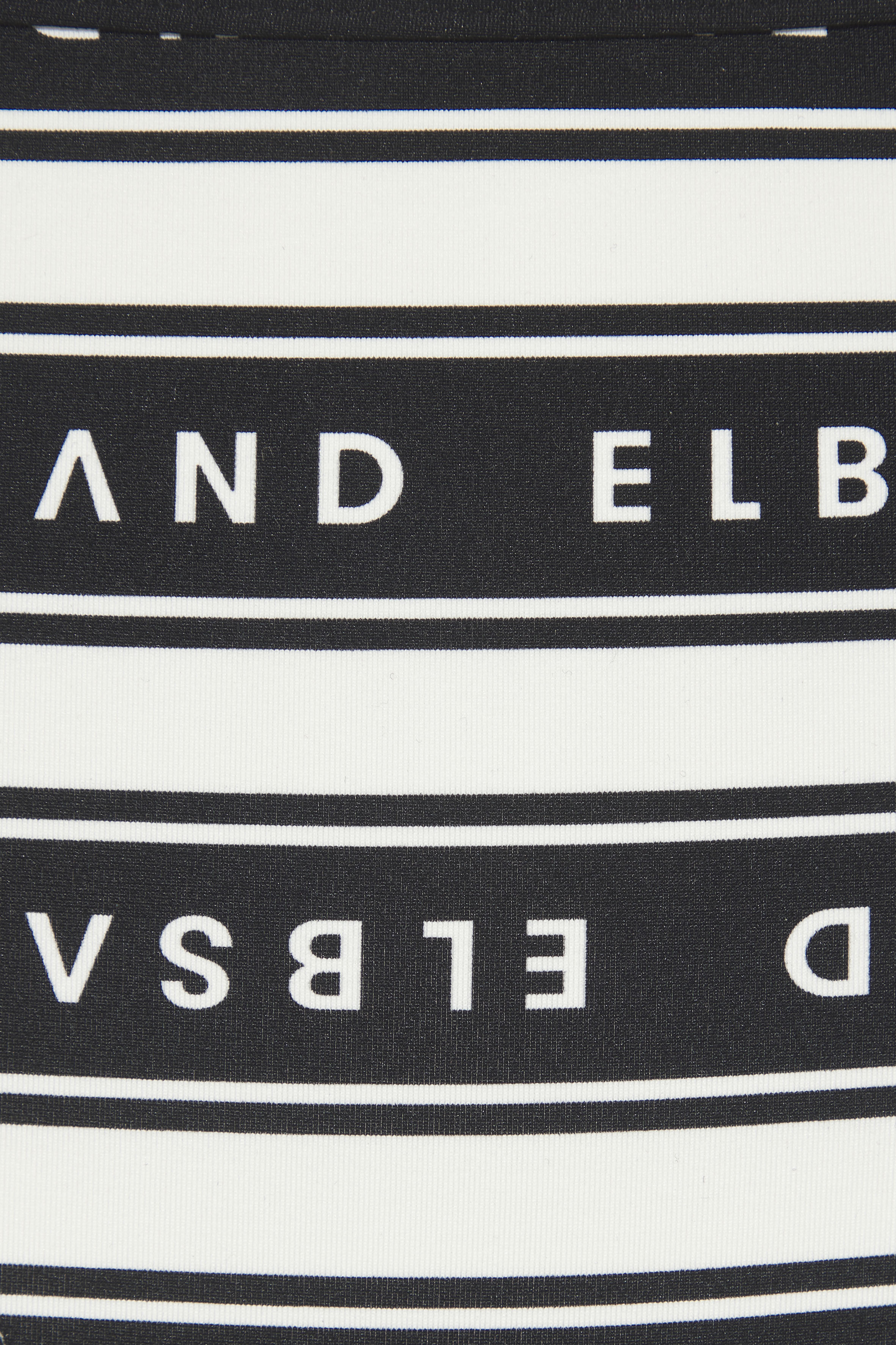 Thumbnail - Elbsand Bügel-Bikini "Zone", (Set), mit kontrastfarbenen Streifen und Schriftzügen