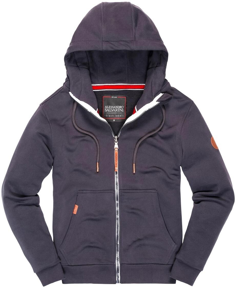 Alessandro Salvarini Sweatjacke »ASGeenio«, mit hohem Kragen