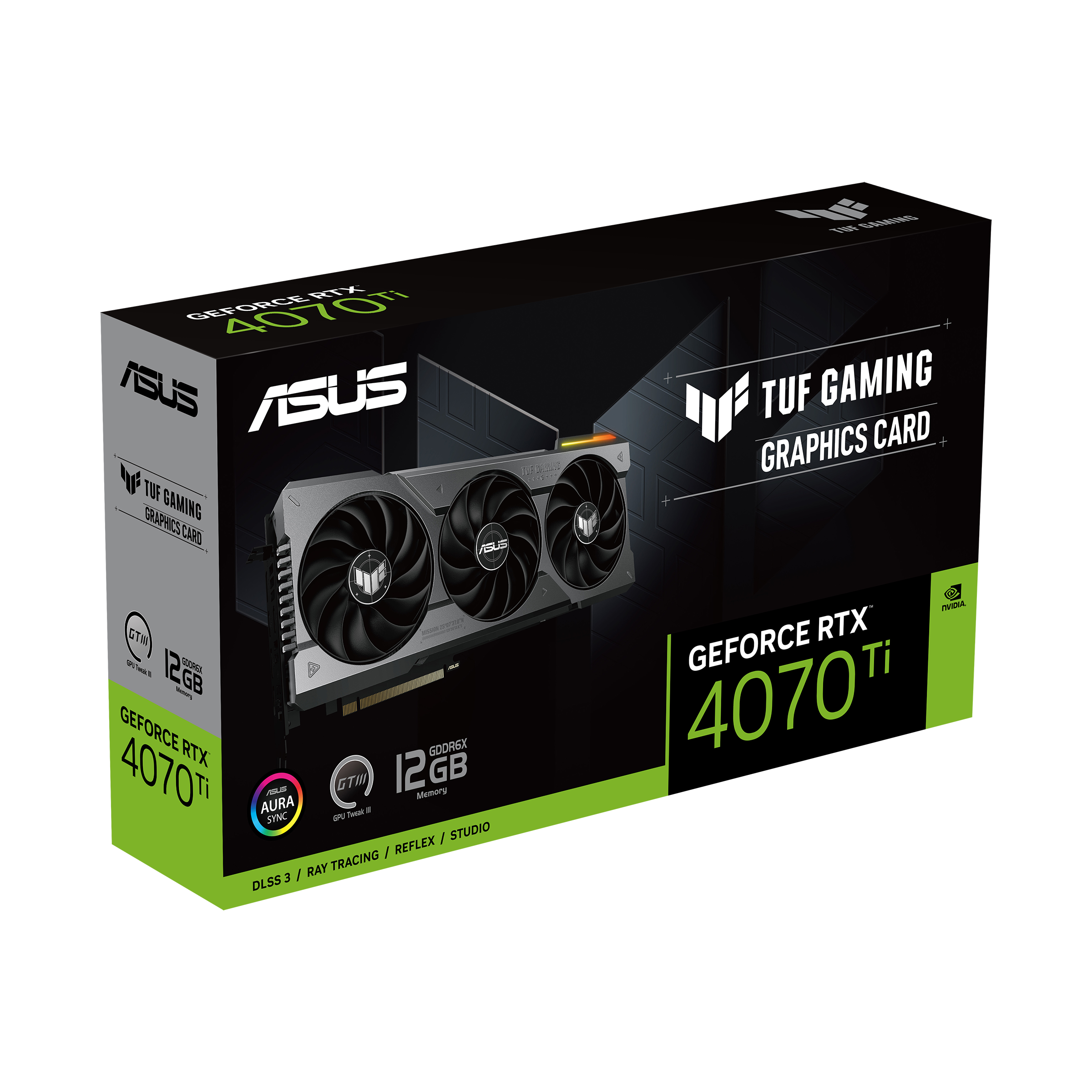 Asus Grafikkarte »TUF-RTX4070TI-12G-GAMING«, 12 GB, GDDR6X