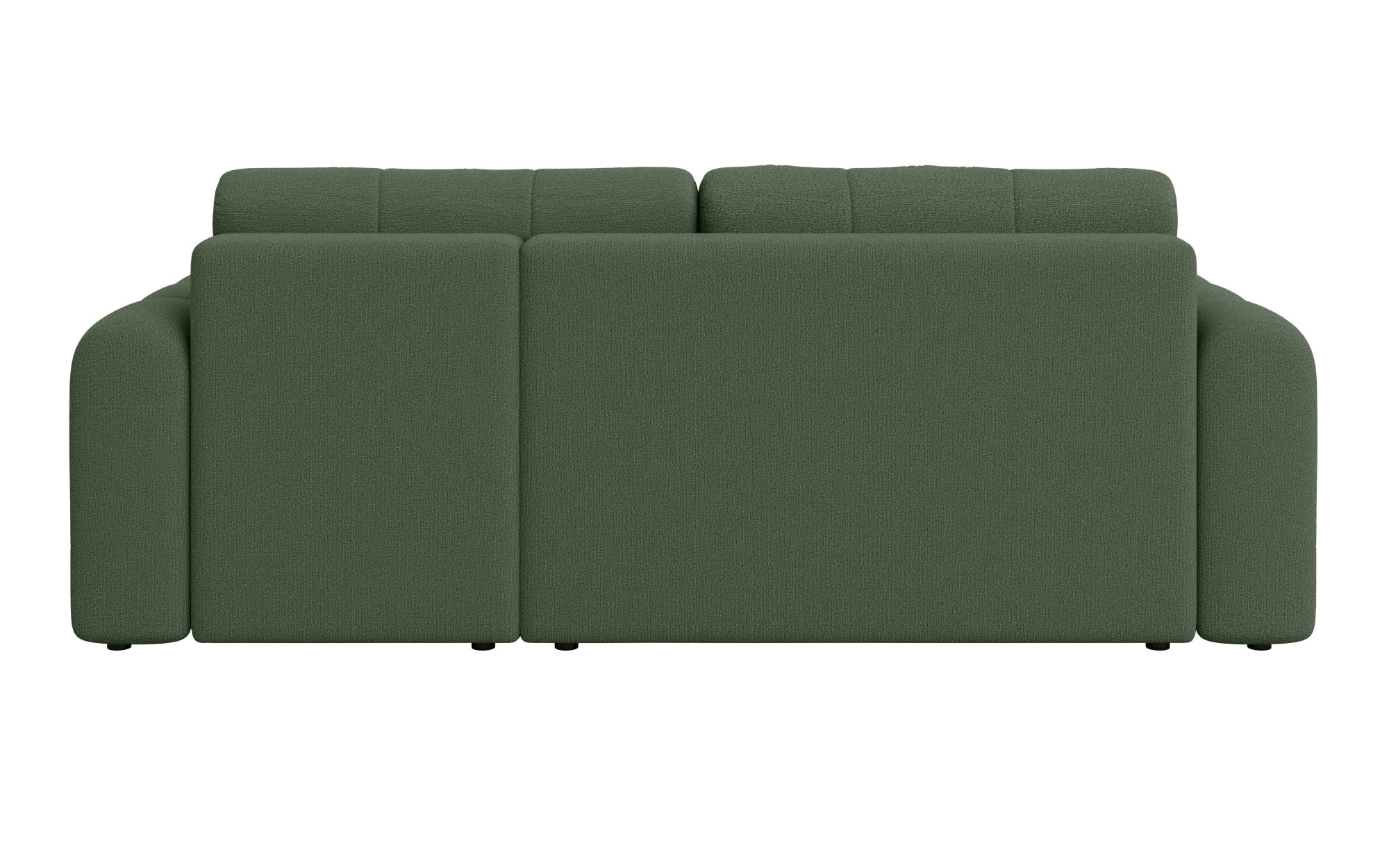 INOSIGN Ecksofa »Manilla, wahlweise mit Bettfunktion, B/T/H 265/170/91 cm«, L-Form mit Recamiere rechts/links bestellbar, Wellenunterfederung