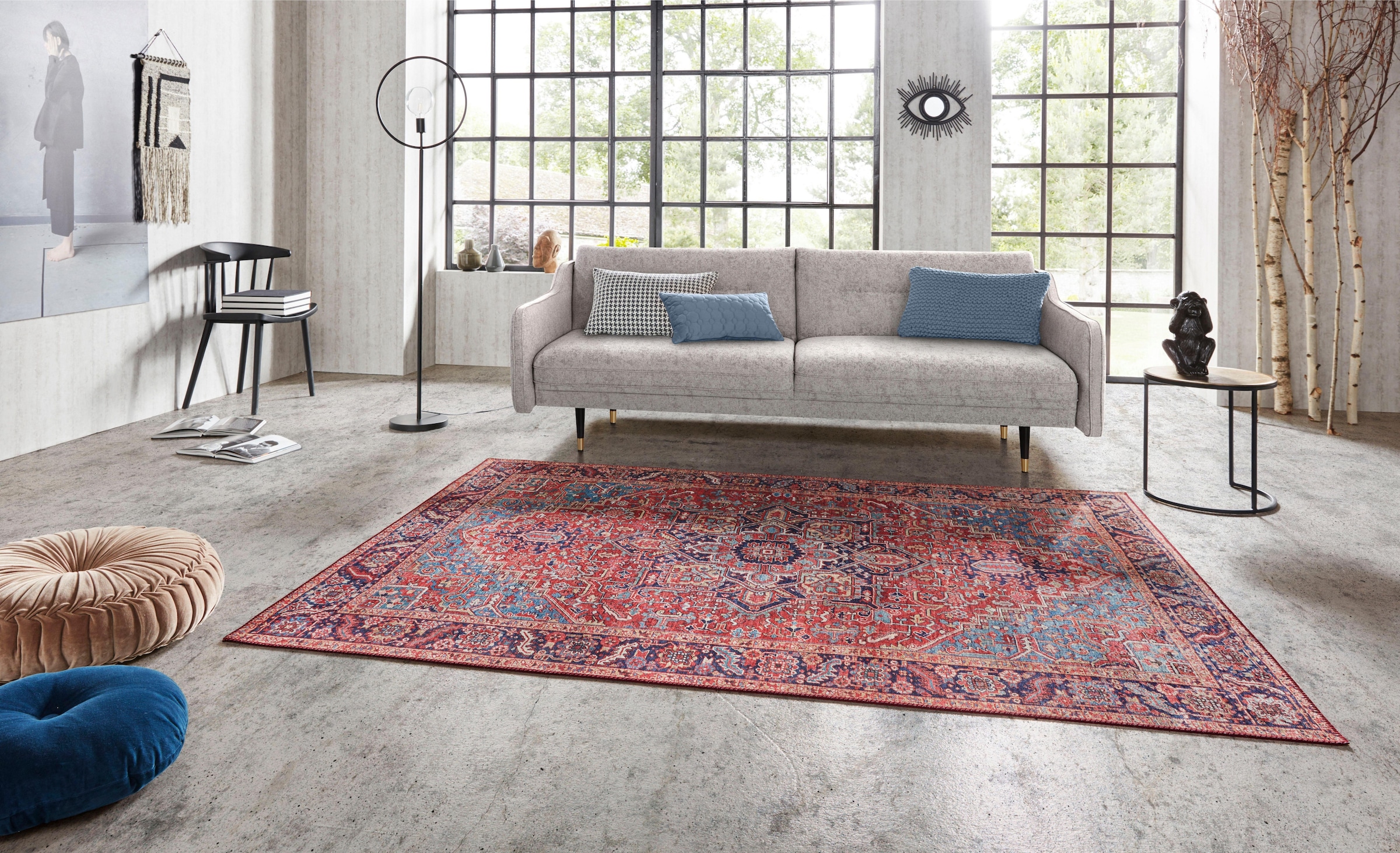 NOURISTAN Teppich »Amata«, rechteckig, Orientalisch, Orient, Vintage, Wohnzimmer, Schlafzimmer, Esszimmer
