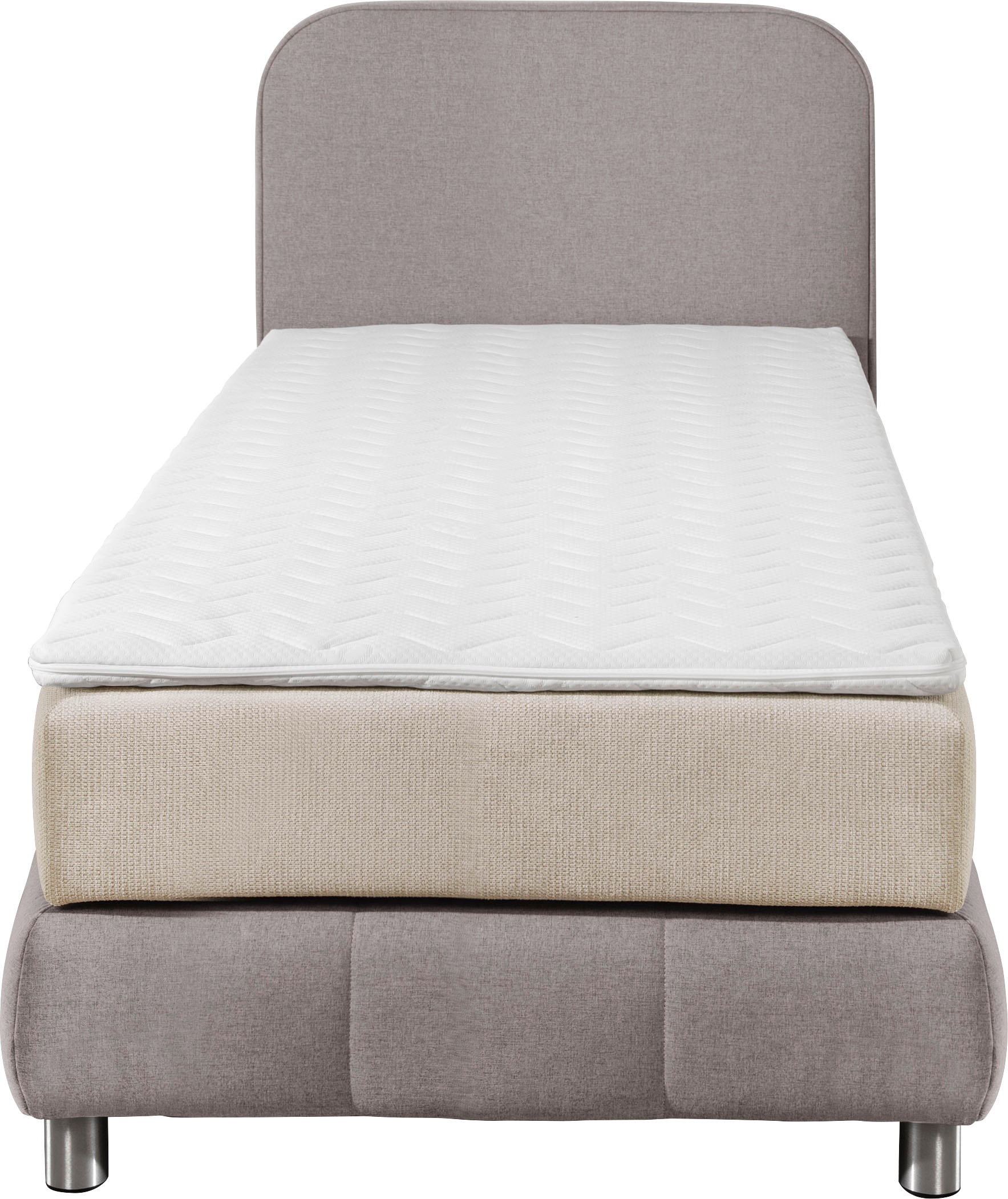 Thumbnail - Home affaire Boxspringbett "Cesson, in verschiedenen Breiten" inkl. Topper, wahlweise in H2, H3 oder H4 erhältlich