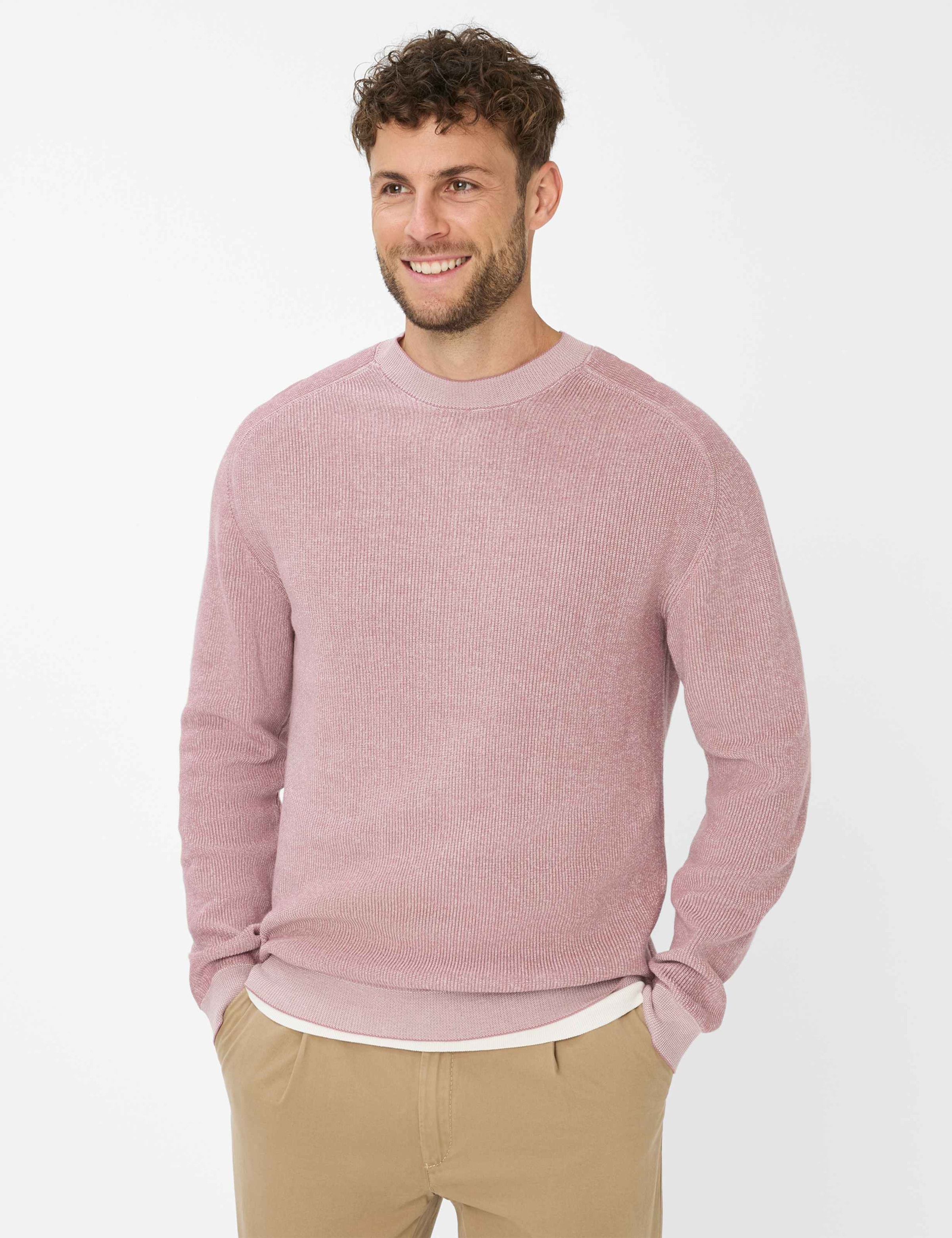 Brax Rundhalspullover "Style ROB" günstig online kaufen