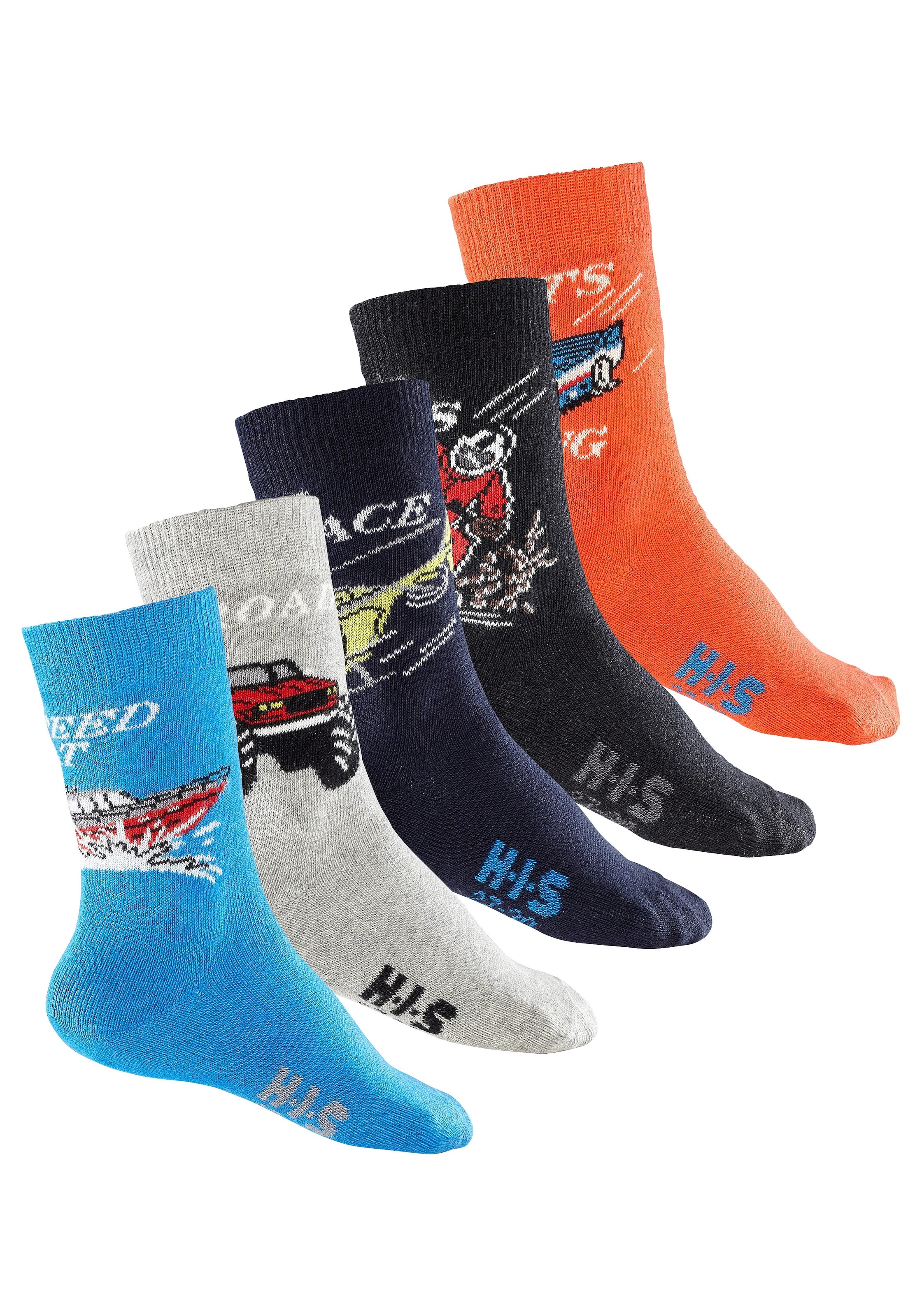 H.I.S Socken, (5 Paar), mit Automotiven BAUR online kaufen 