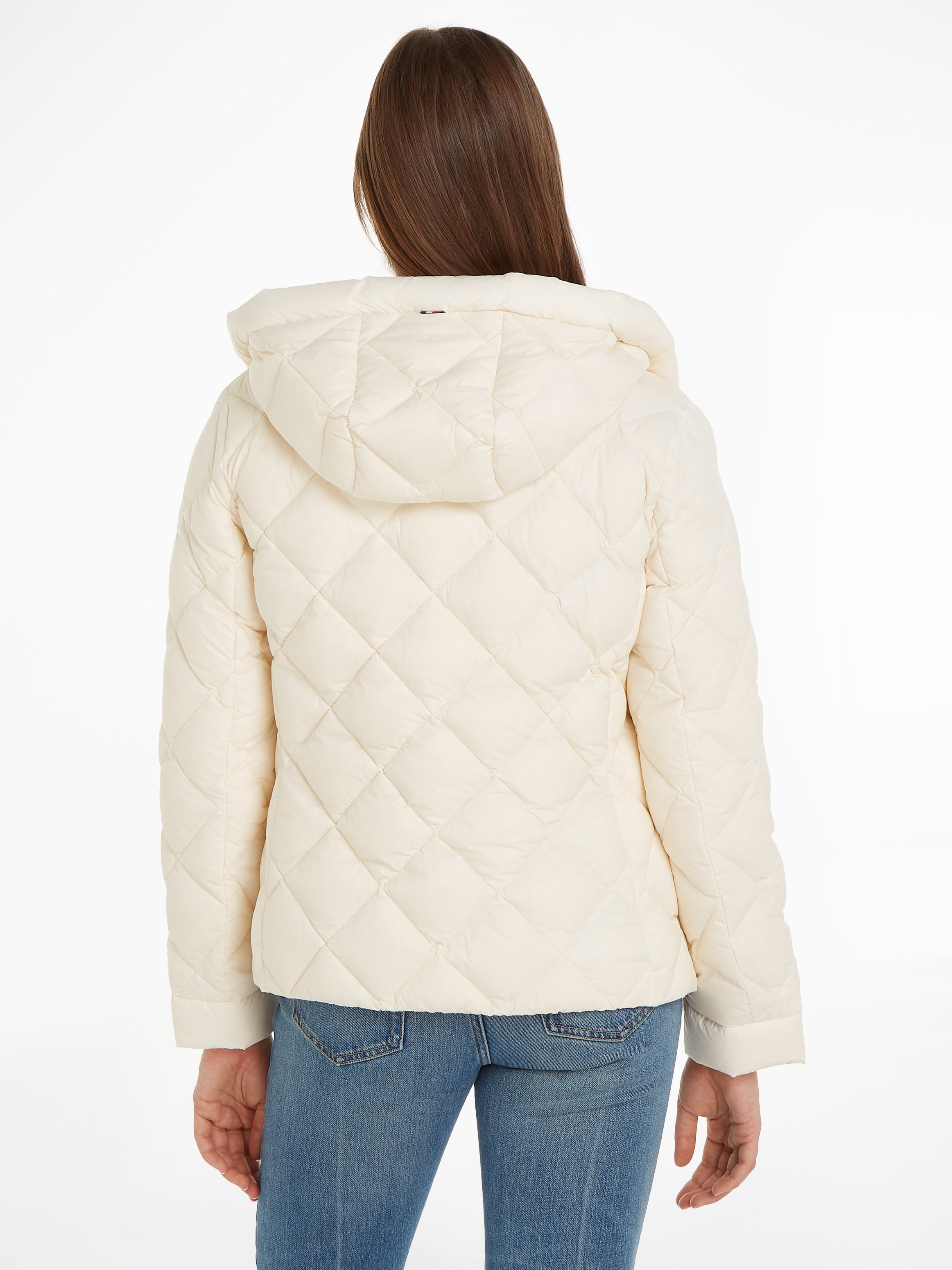 Tommy Hilfiger Steppjacke »CLASSIC LW DOWN QUILTED JACKET«, mit Kapuze, mit Steppung