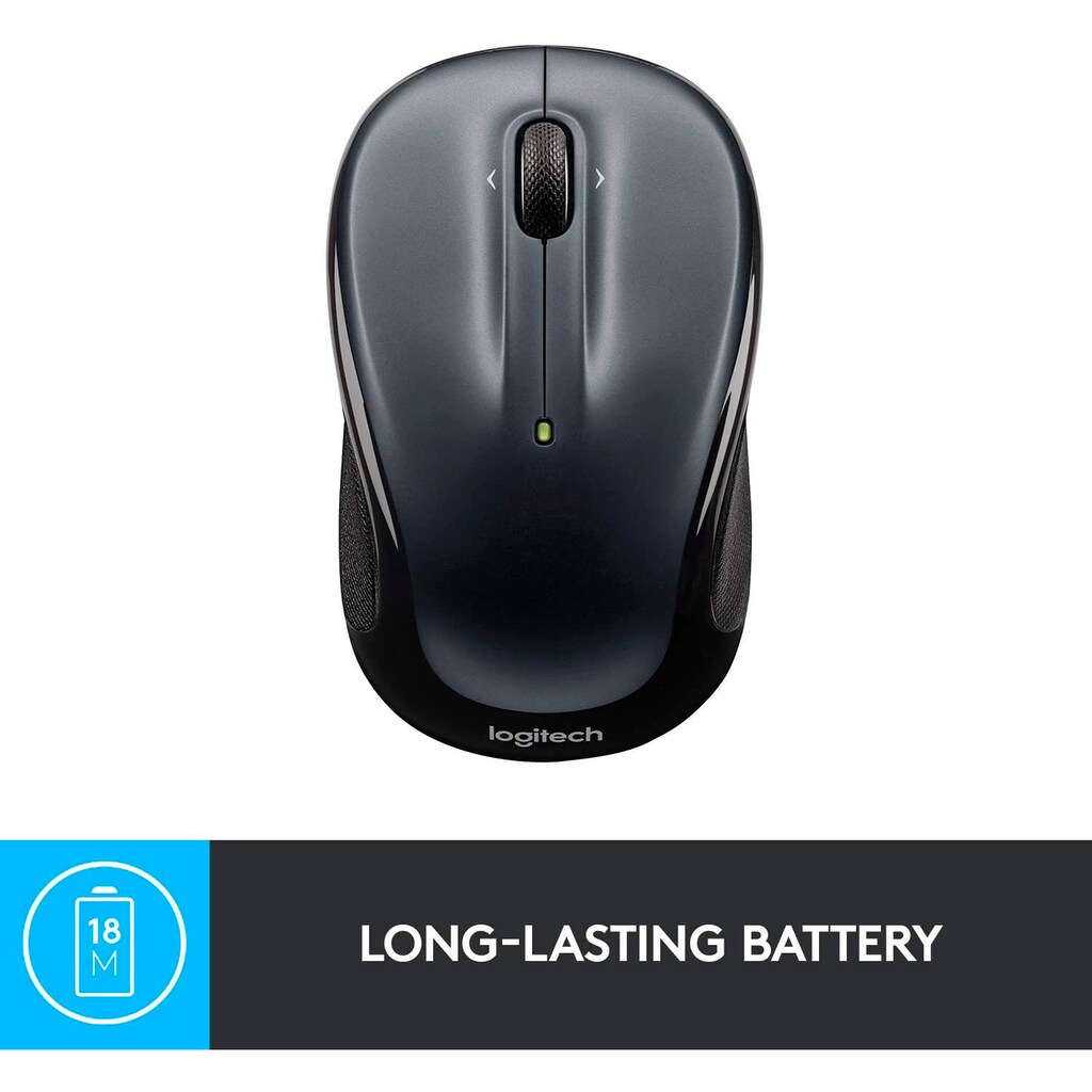 Logitech Maus »Wireless Mouse M325 Dark Silver«