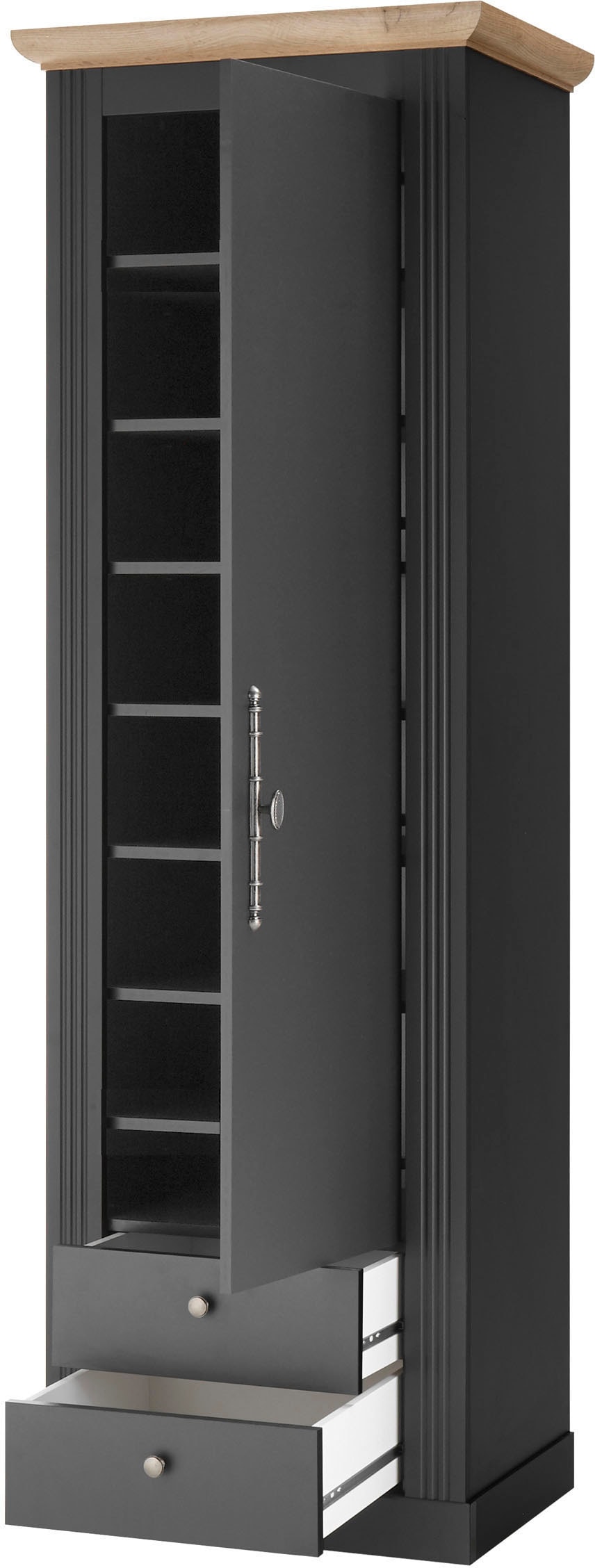 Home affaire Schuhschrank »WESTMINSTER BESTSELLER!«, (Höhe ca. 203 cm), im romantischen Landhausstil