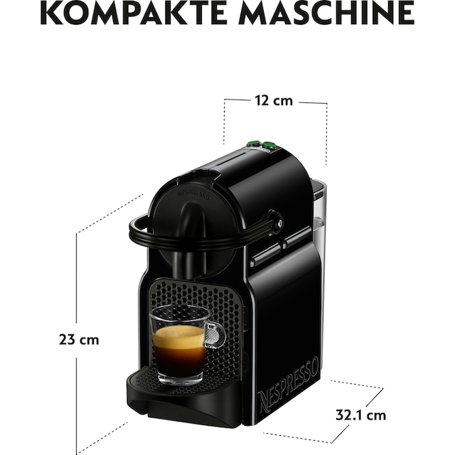 Nespresso Kapselmaschine »Inissia EN 80.B von DeLonghi, Black«, inkl.  Willkommenspaket mit 7 Kapseln | BAUR
