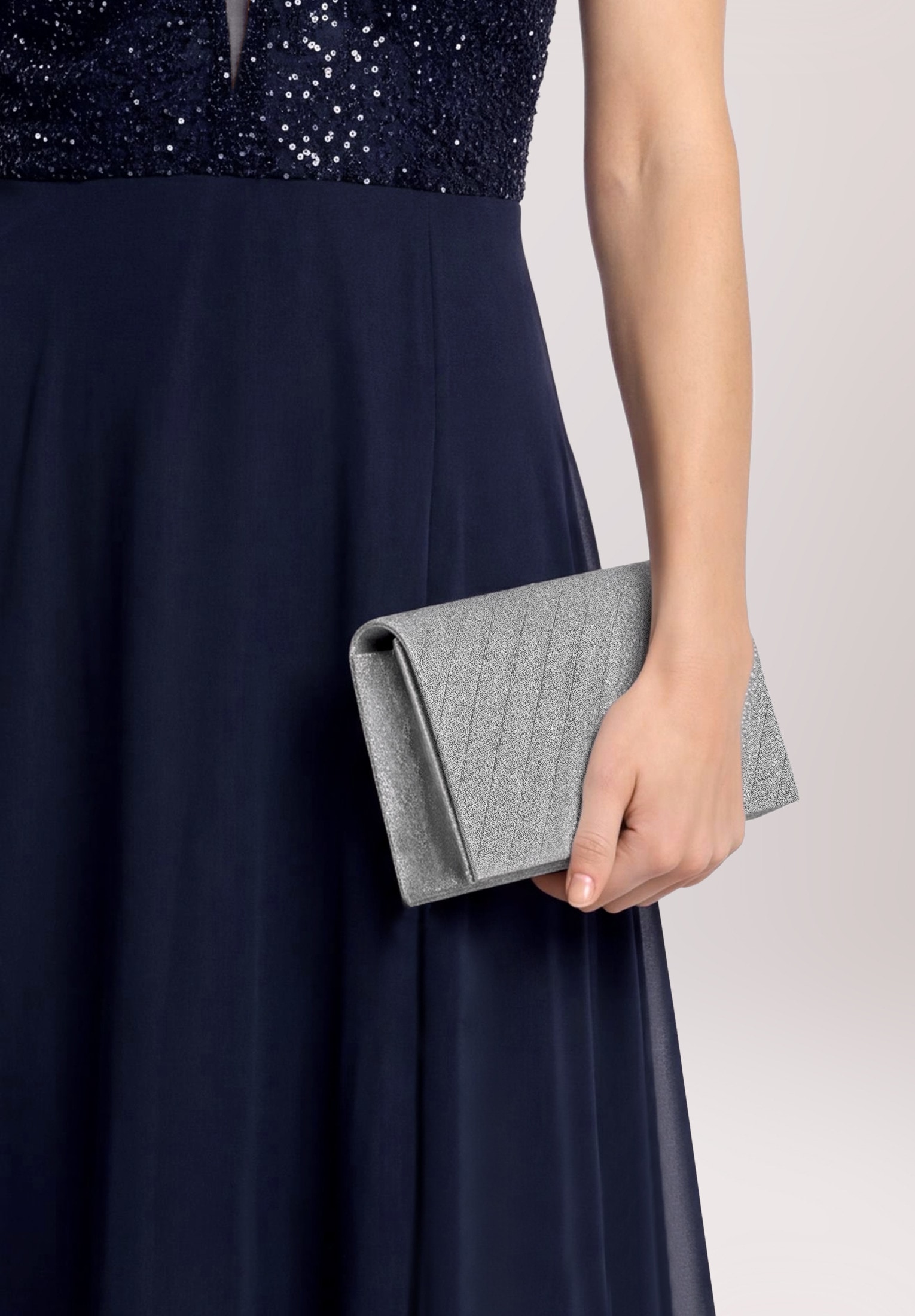 Vera Mont Abendtasche »Damen im Glitzer-Look« Falten