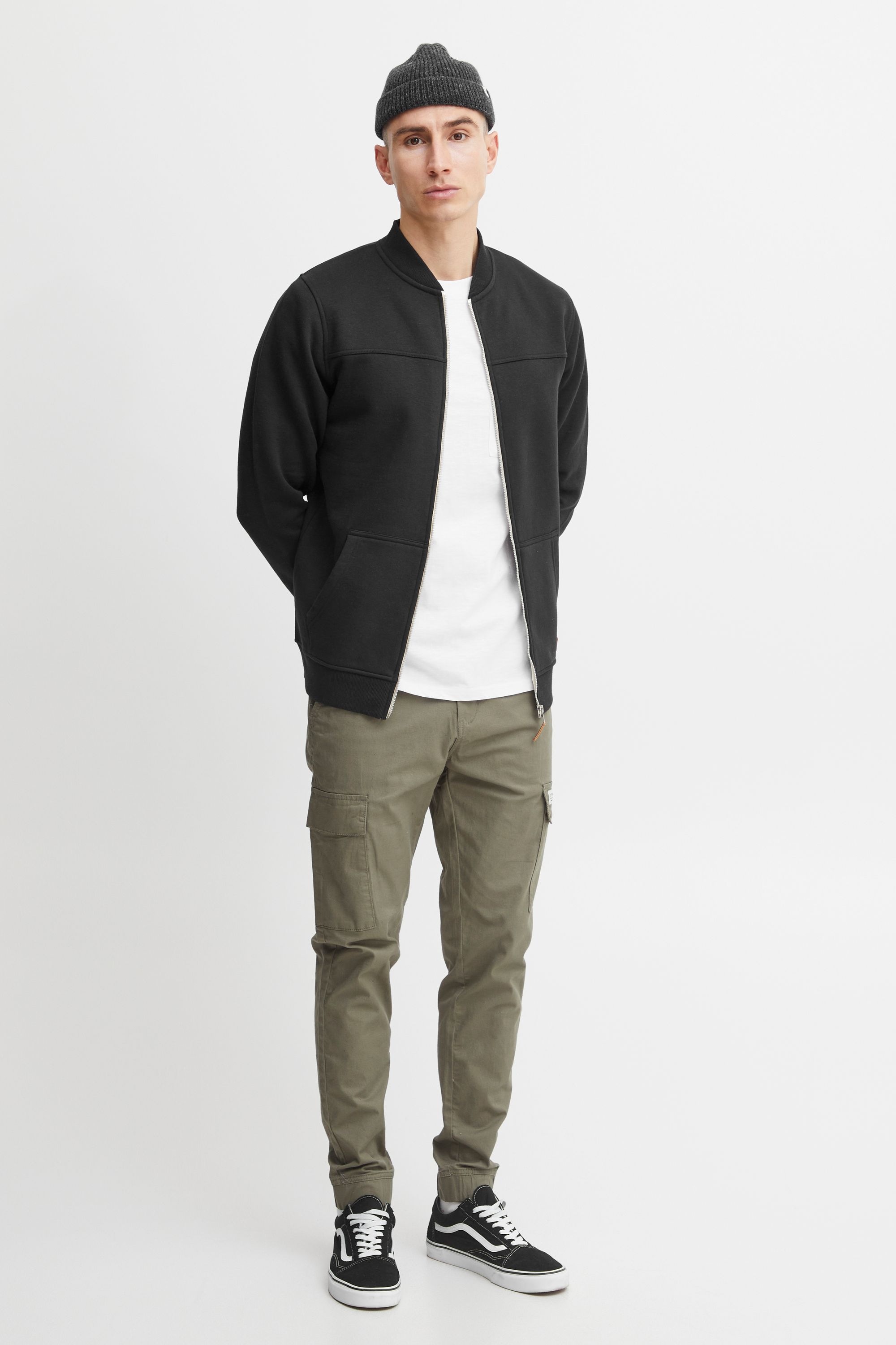 Thumbnail - Blend Sweatjacke "BHArco" Collegejacke mit Fleece-Innenseite