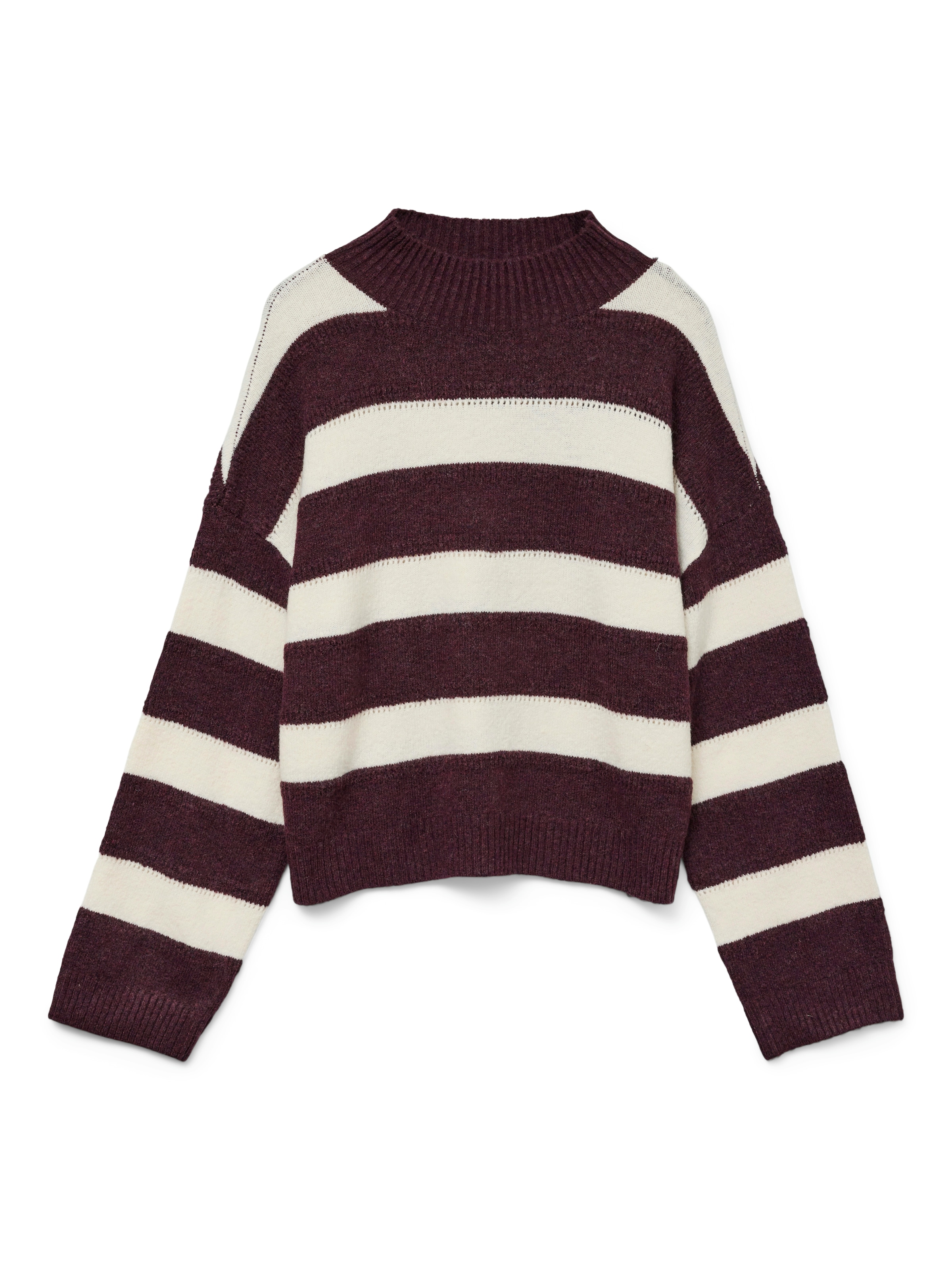 Vero Moda Strickpullover »VMINEZ LS HIGHNECK SHORT PULLOVER BOO«