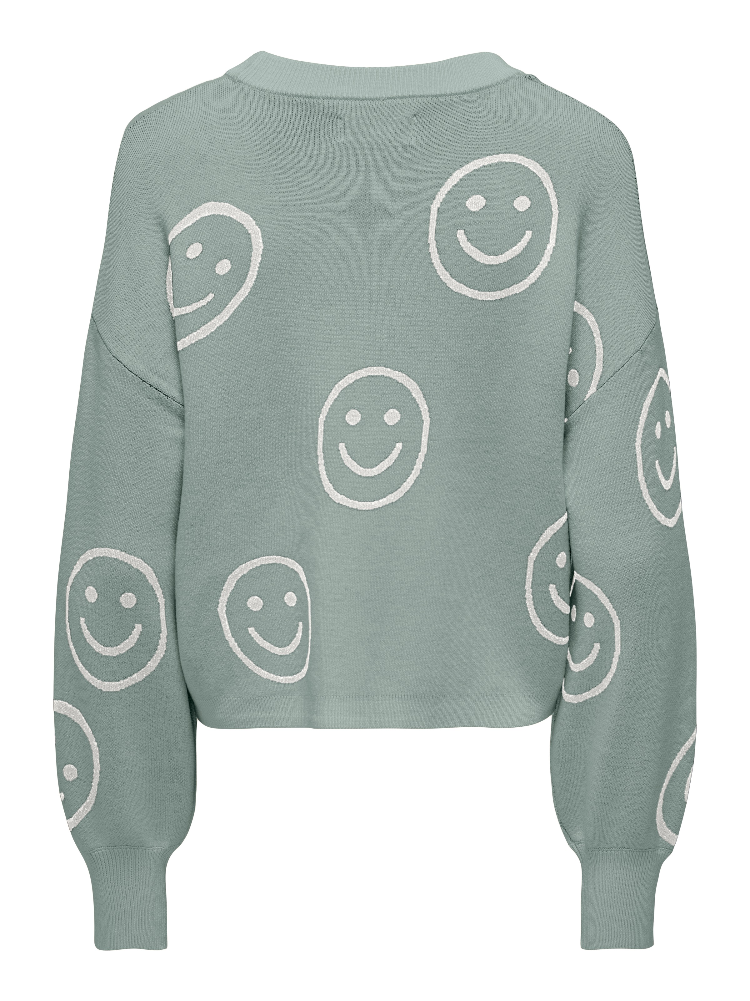 ONLY Strickpullover "ONLMONTANA LS JQ O-NECK CC KNT" mit Rippbündchen günstig online kaufen