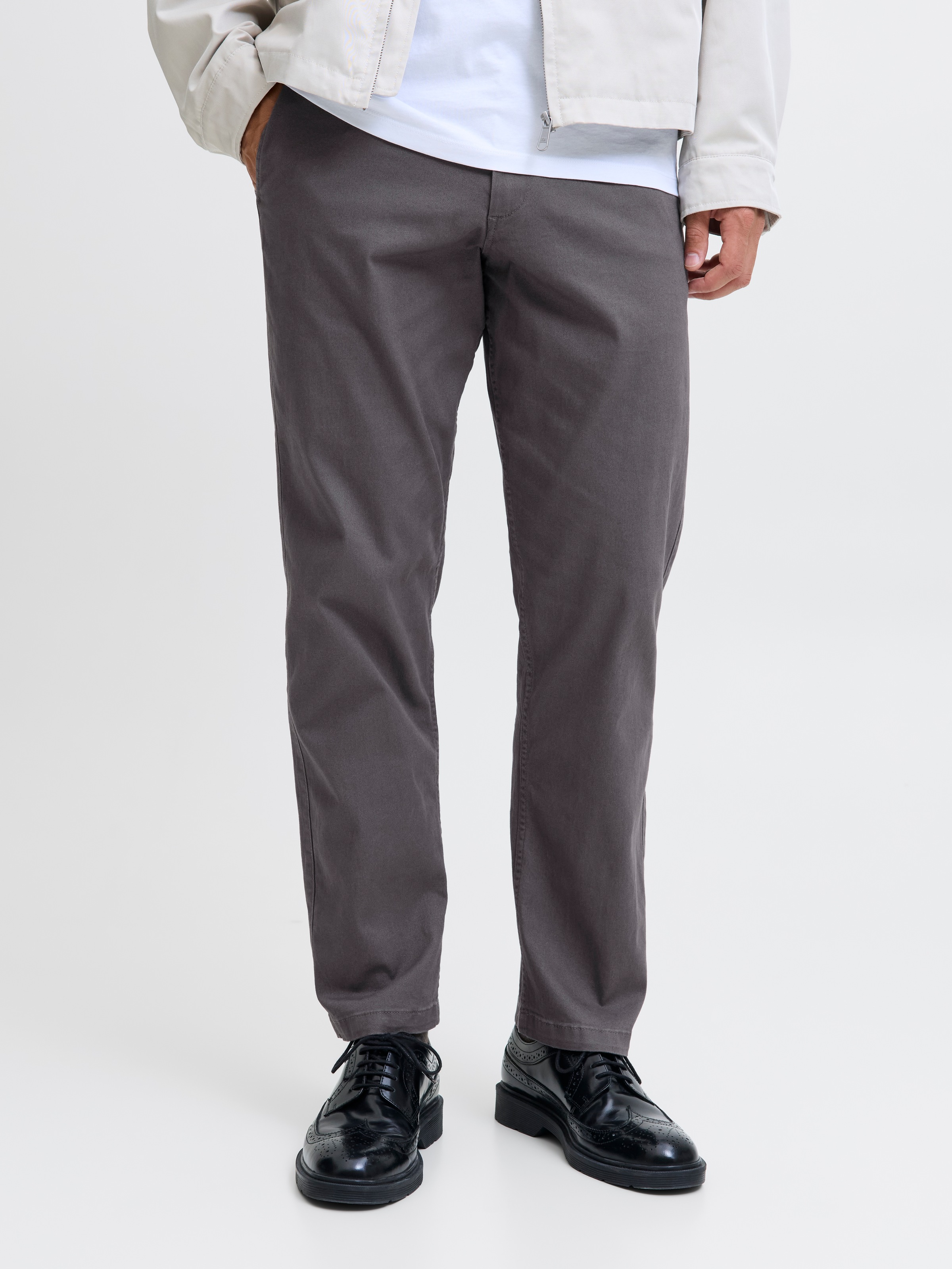 Thumbnail - Jack & Jones Chinohose "JPSTKANE DAVE CHINO 2PK MP NOOS" In vorgewaschener Qualität