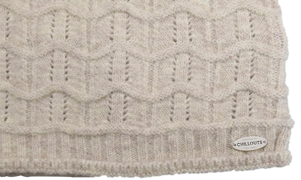 chillouts Beanie »Maira Hat«, mit weichem Lochstrickmuster