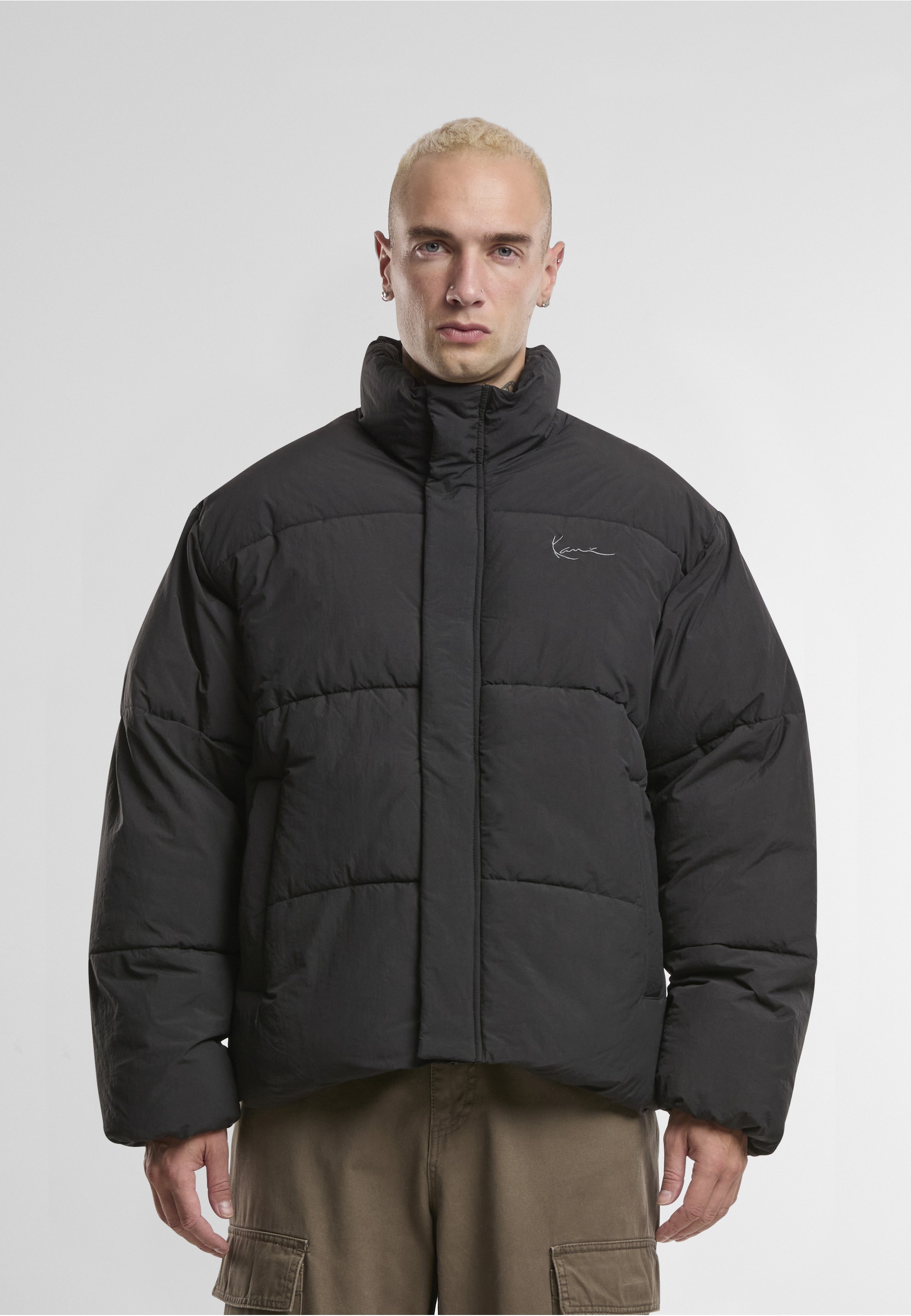 Karl Kani Winterjacke »Karl Kani Karl Kani Small Signature Puffer Jacket« 1 Stk. tlg. ohne Kapuze