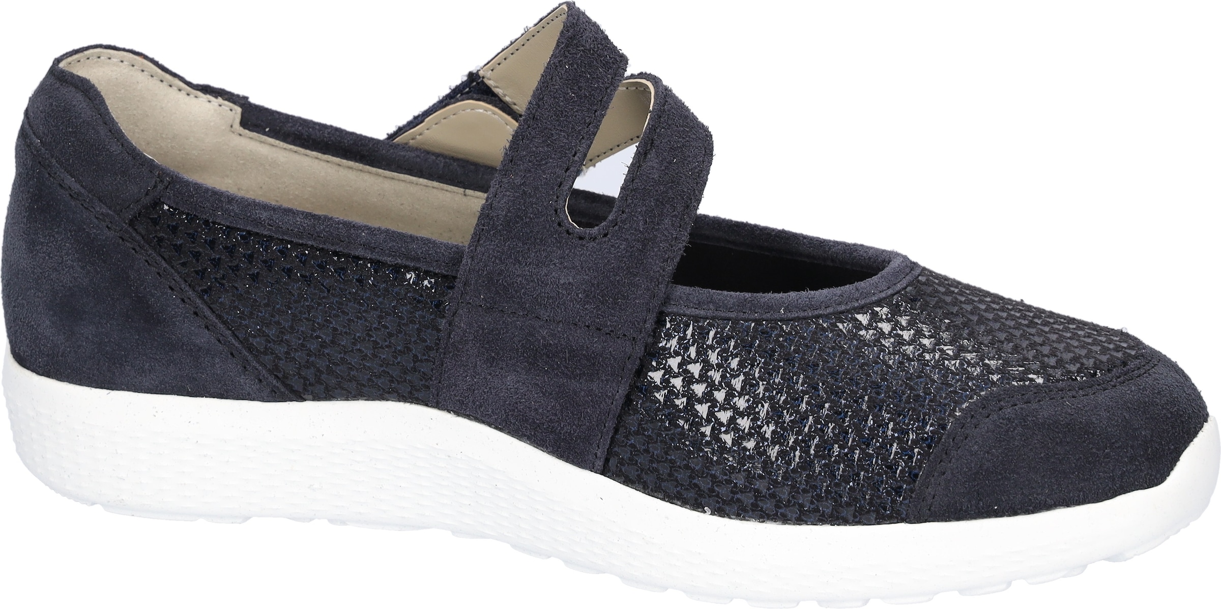 Waldläufer Riemchenballerina »M-IRA Soft«  Slipper, Komfortschuh, Orthotritt-Funktion, Spezialweite M