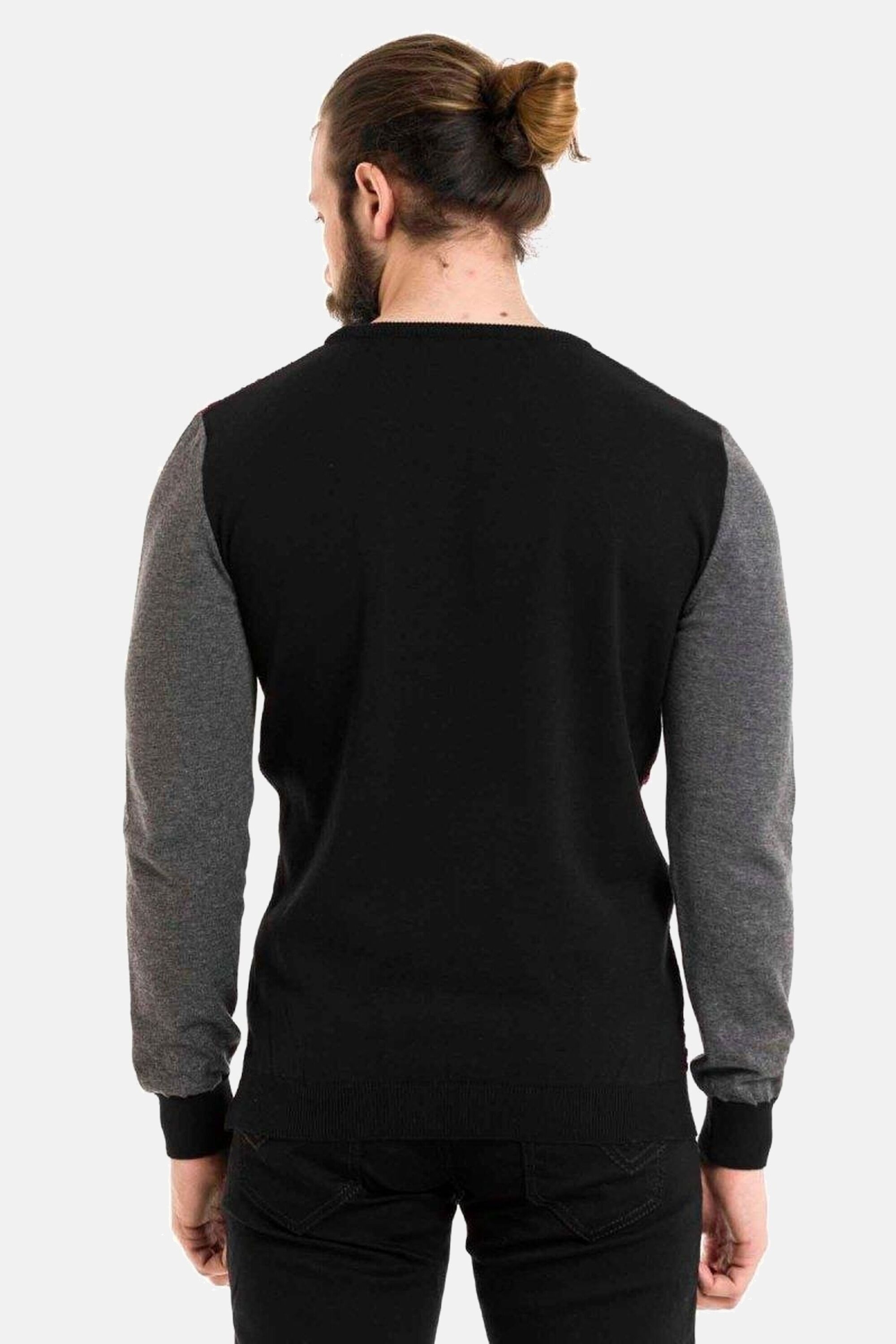 Cipo & Baxx Rundhalspullover »Pullover«, im modernen Look, CP263