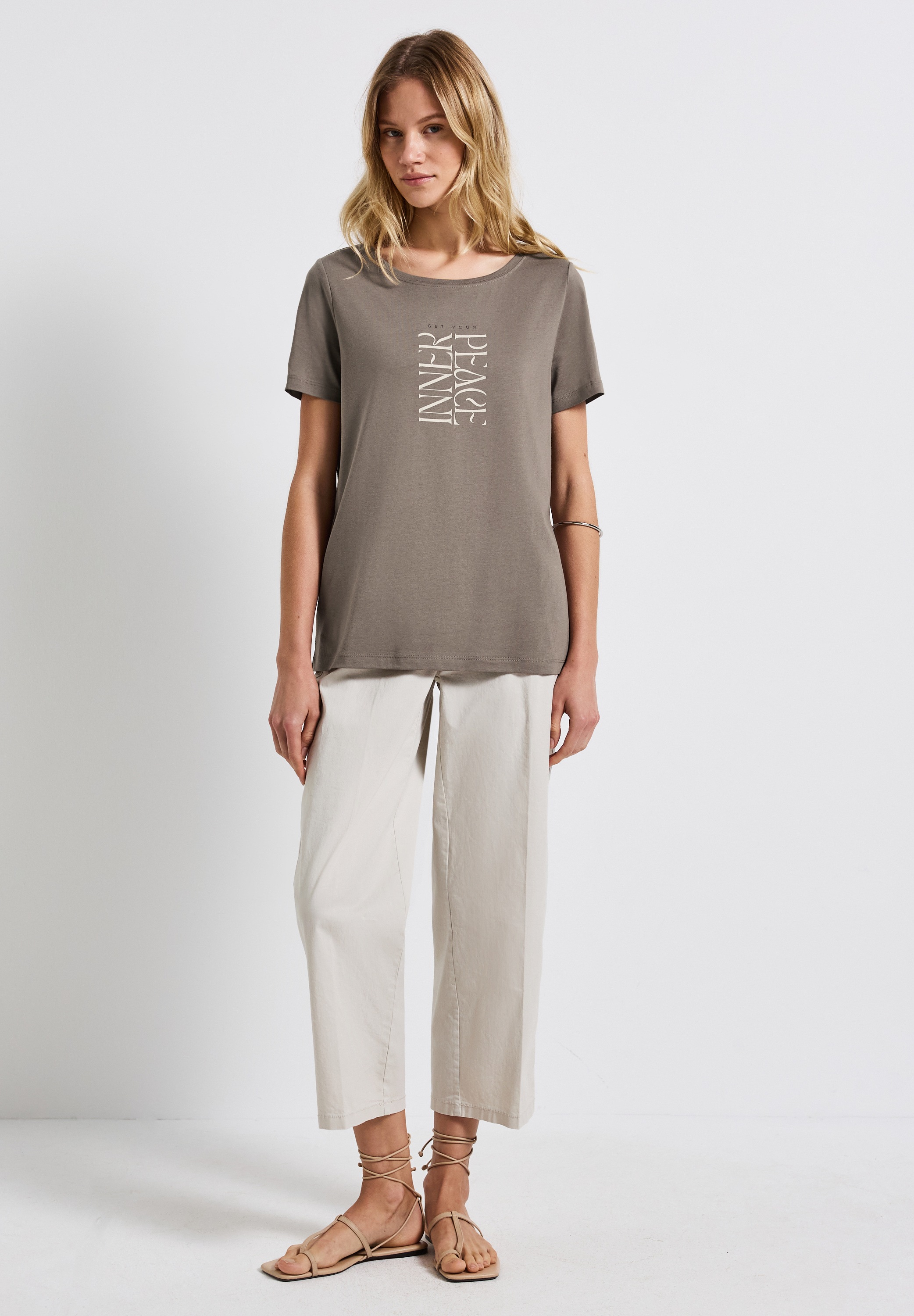 STREET ONE T-Shirt, im soften Baumwoll-Mix