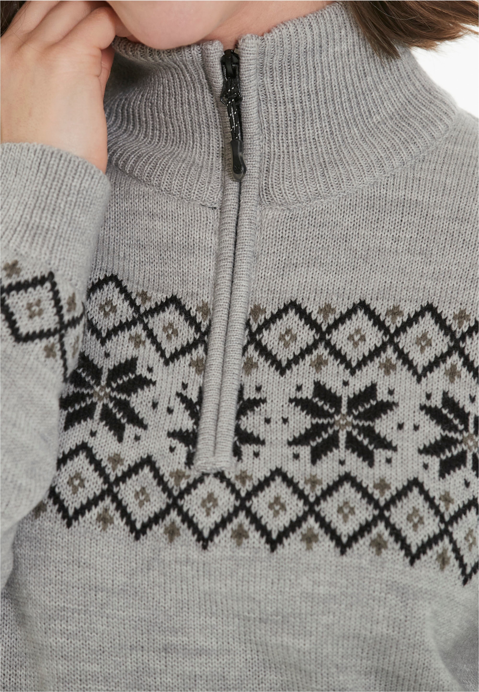 WHISTLER Strickpullover »Payton«, mit elegantem Norweger-Muster