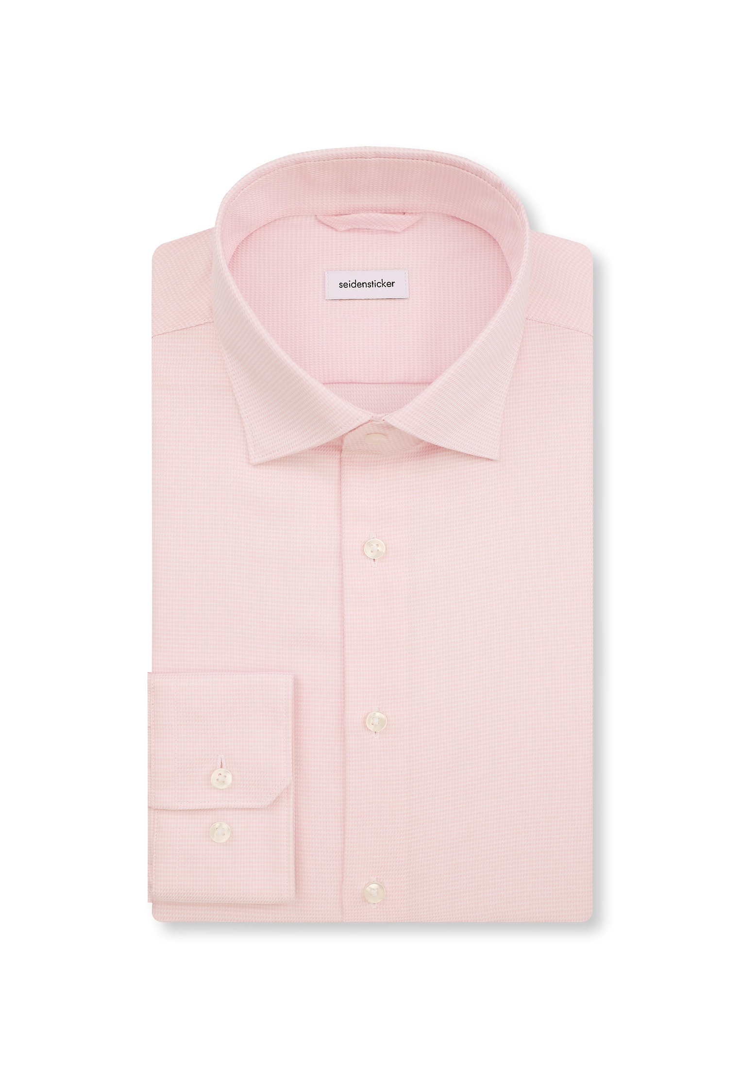 seidensticker Businesshemd »Schwarze Rose« Slim 1/1 Kentkragen Struktur