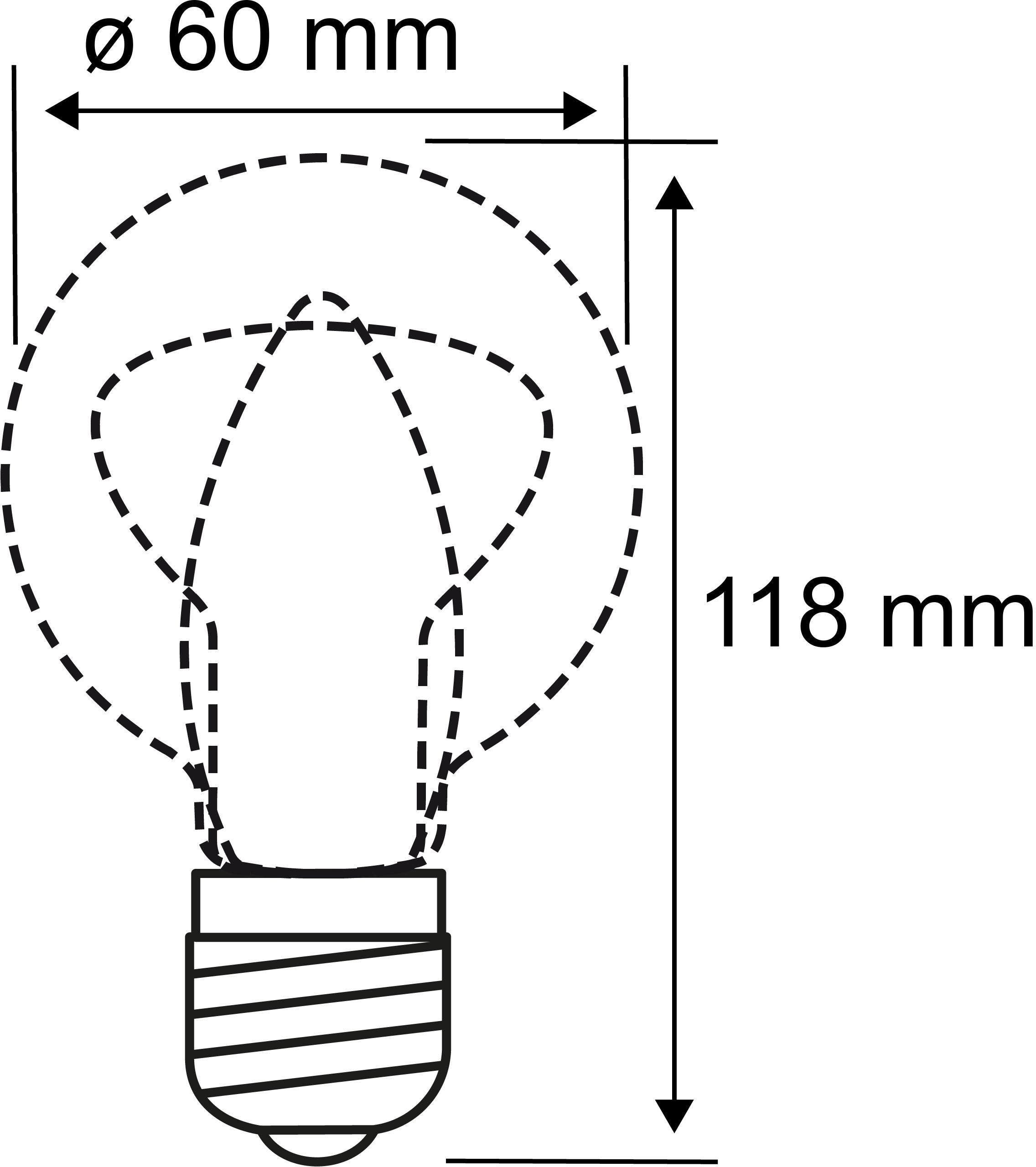 Paulmann LED-Leuchtmittel »Smart Home Zigbee Standardform 9 W Matt E27 2.700K Warmweiß«, E27, 1 St., Warmweiß