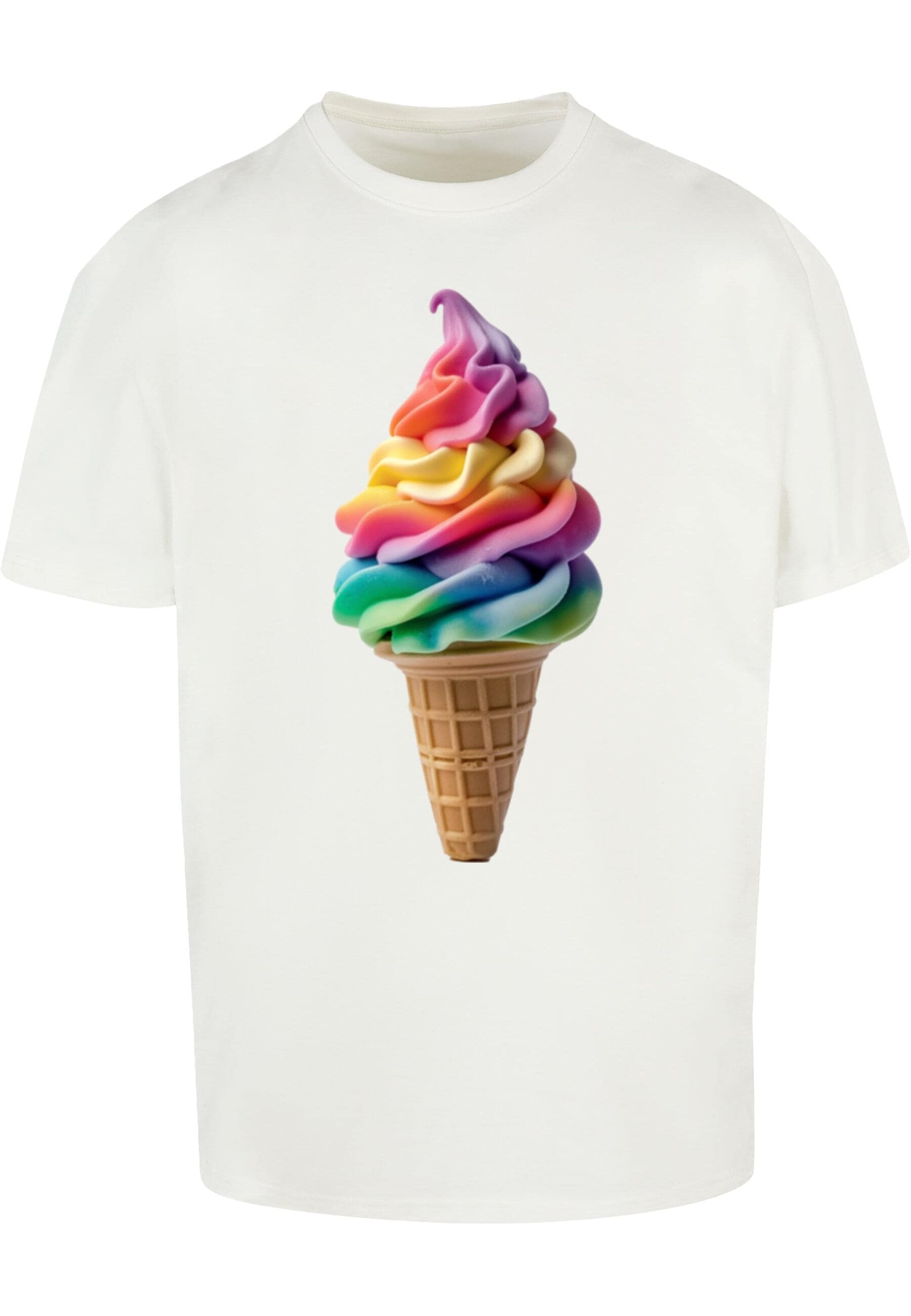 Merchcode T-Shirt "Merchcode Pride Scoops Heavy Oversized T-shirt" 1 Stk. günstig online kaufen