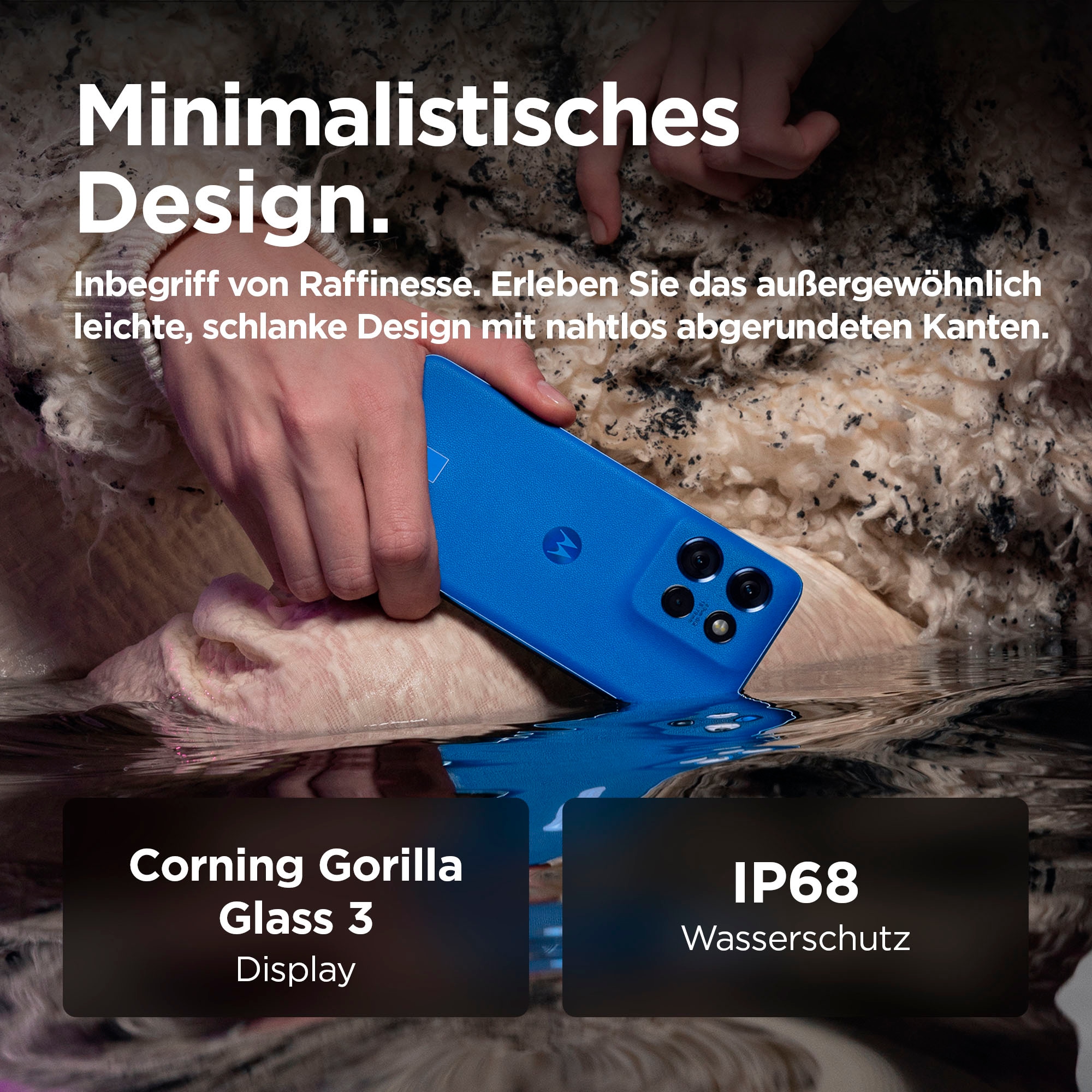 Motorola Smartphone »edge50 neo 256 GB«, PANTONE® Nautical Blue