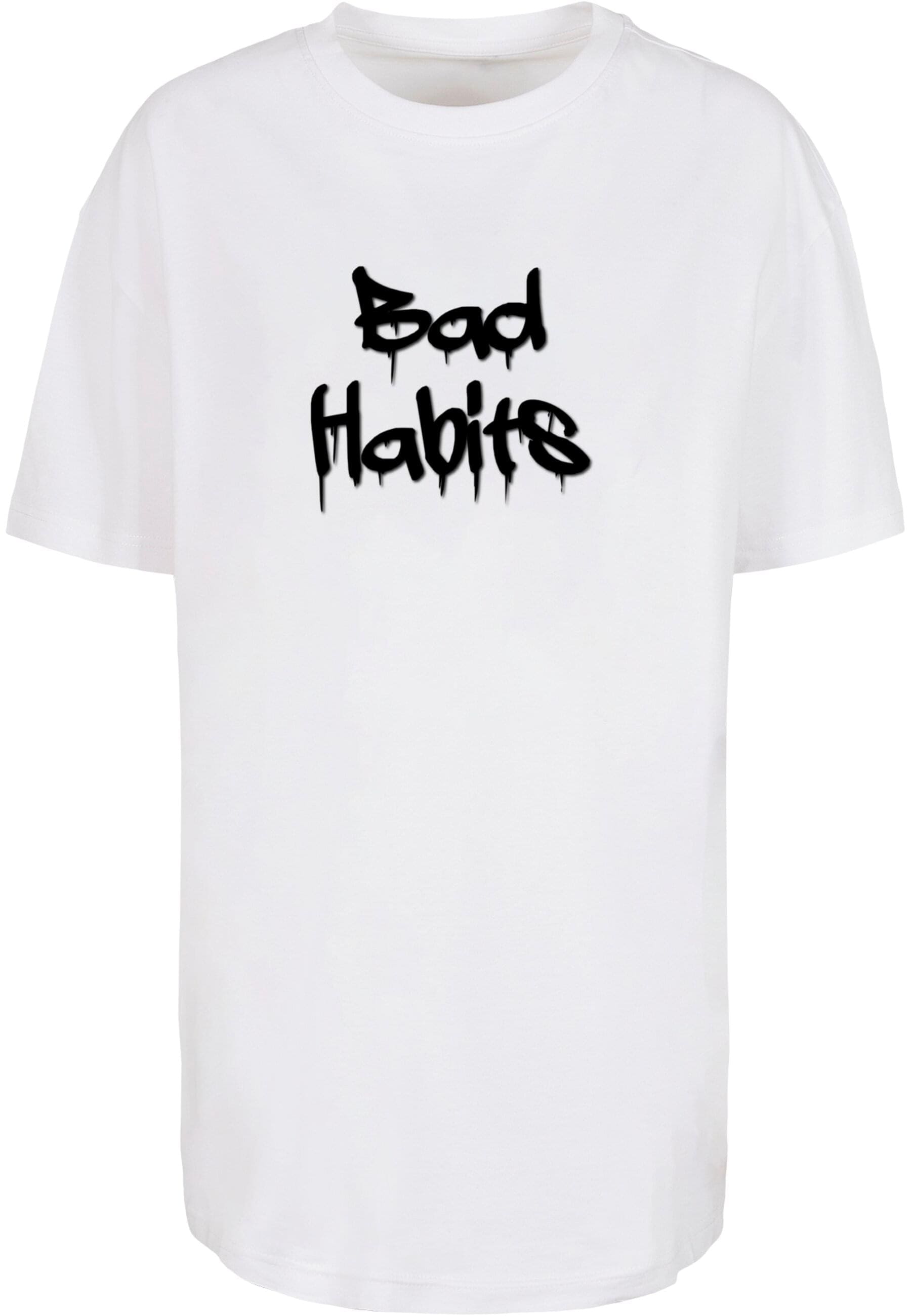 Merchcode T-Shirt "Merchcode Damen Ladies Bad Habits Oversized Boyfriend Te günstig online kaufen