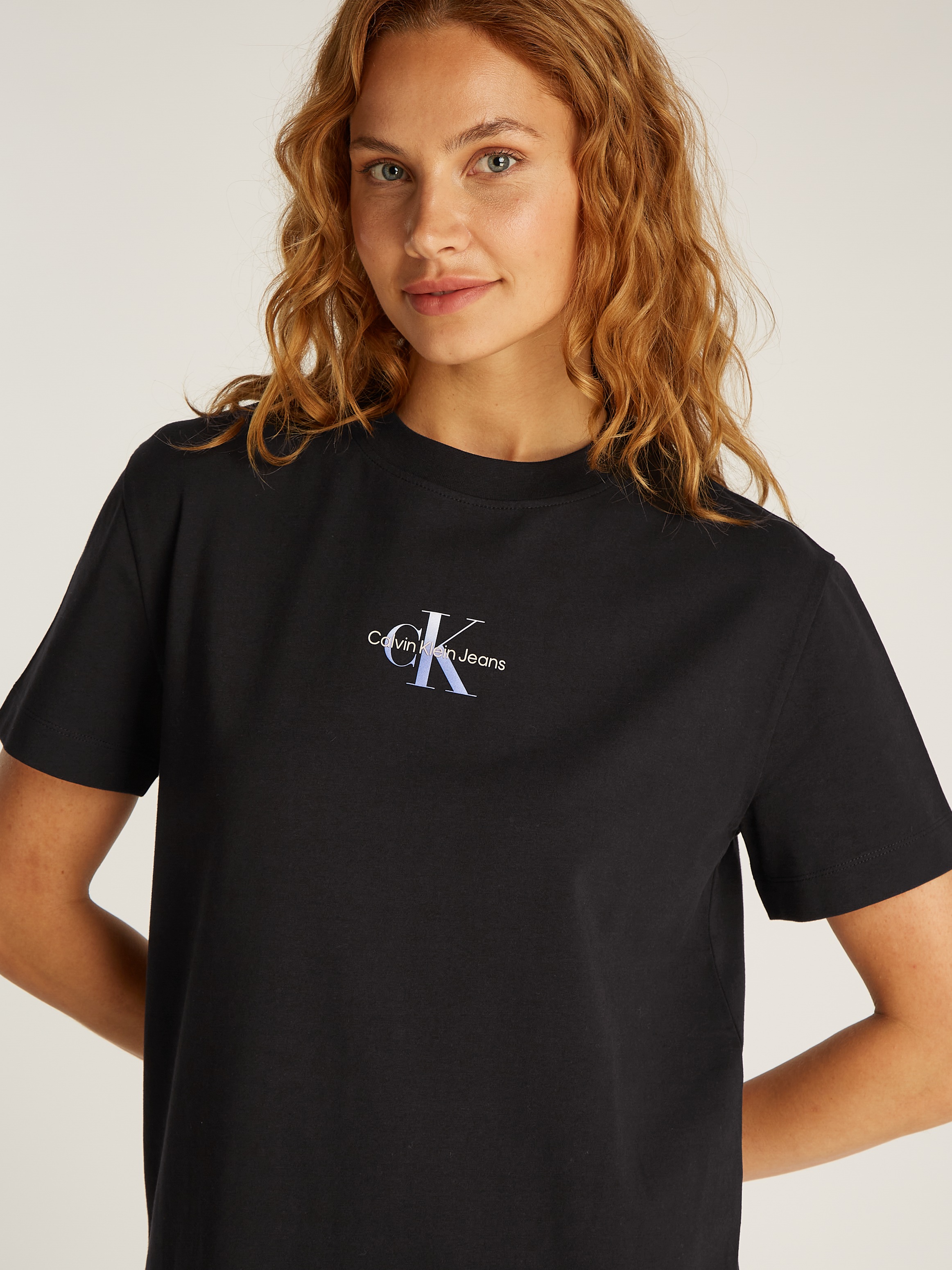 Calvin Klein Jeans Shirtkleid "GRADIENT MONOLOGO TEE DRESS", mit Logodruck günstig online kaufen