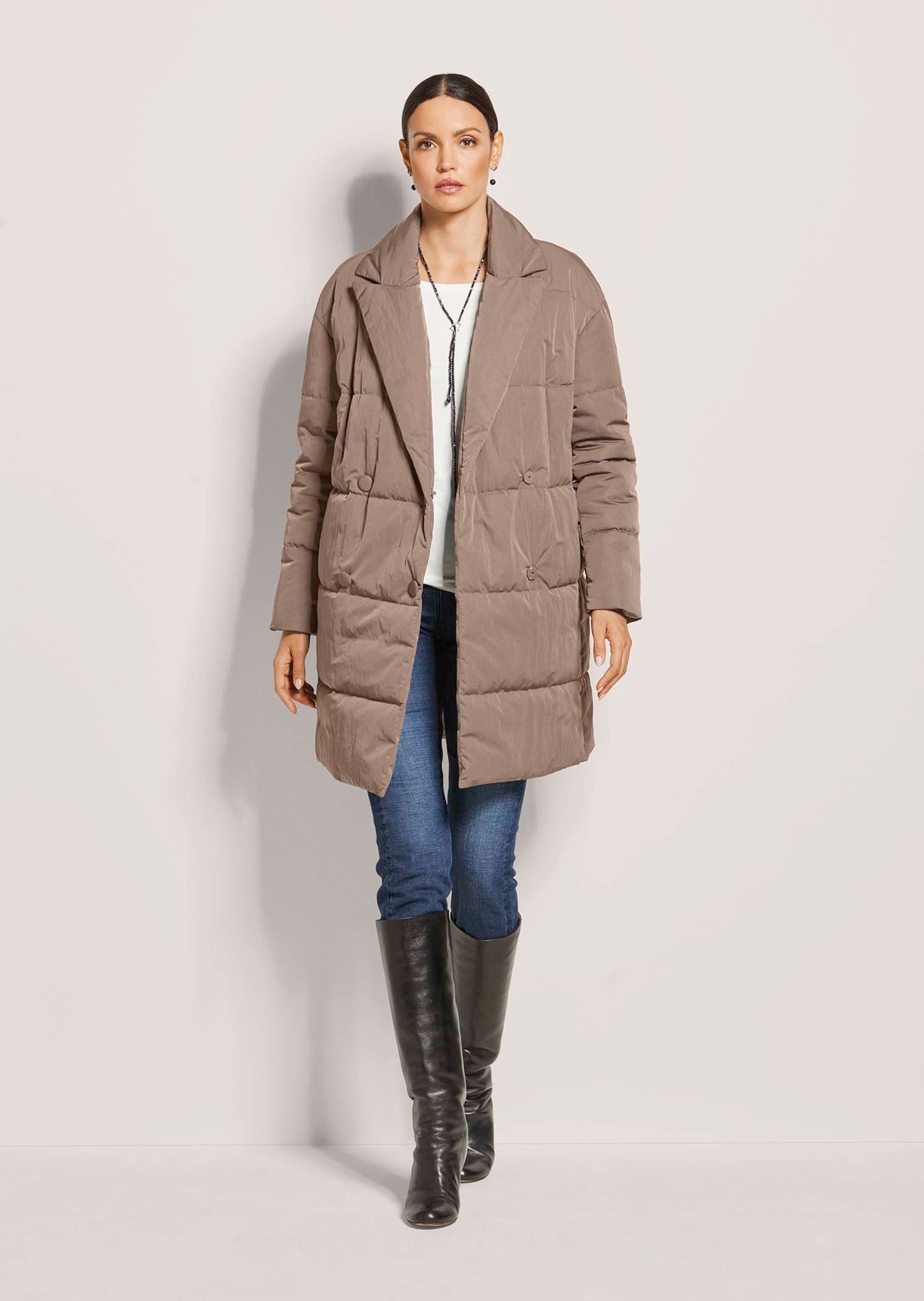 MADELEINE Kurzjacke »Parka Eleganter Wintermantel im Oversized-Look«