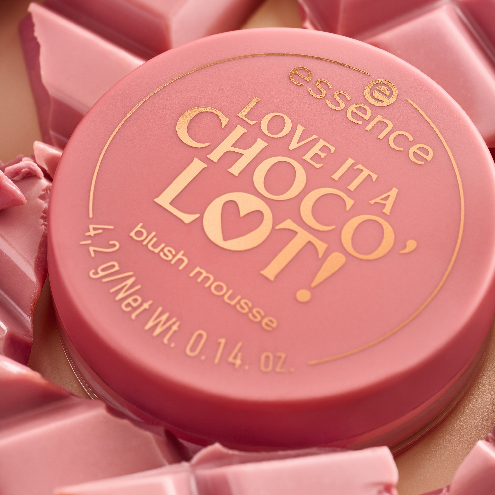 Essence Rouge »LOVE IT A CHOCO' LOT! blush mousse«, (Set, 3 tlg.), mit cremiger Textur